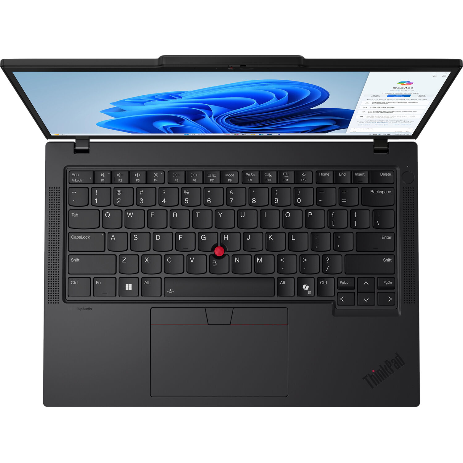 Lenovo ThinkPad T14 Gen 5 14-inch business laptop with Ryzen 7 PRO, 16 GB memory, and black chassis — view 5
