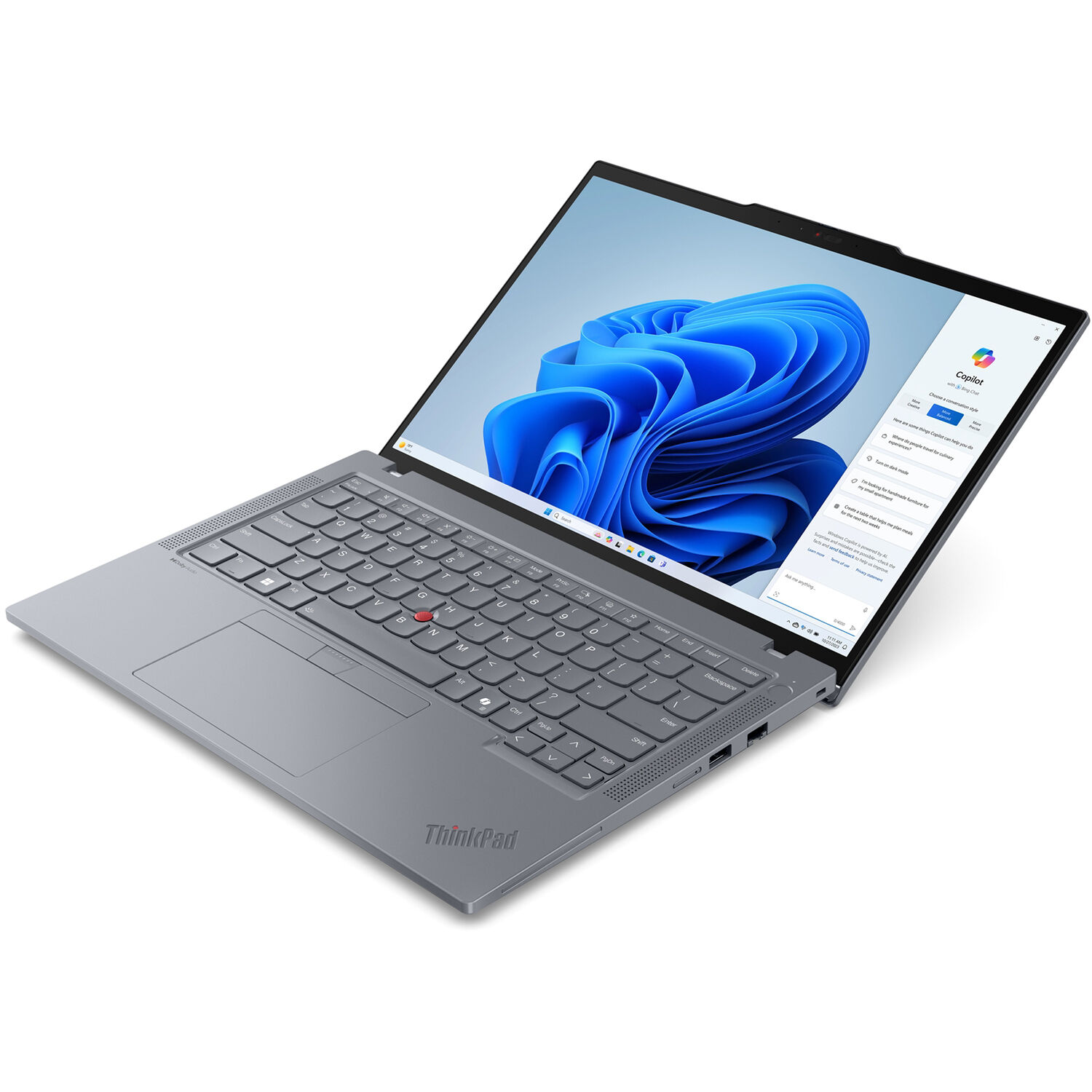 Lenovo ThinkPad T14 AMD G5 business laptop with 14-inch WUXGA display and backlit keyboard — view 6