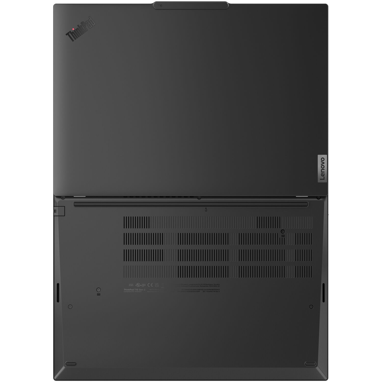 Lenovo ThinkPad T16 Gen 3 business laptop with 16-inch touchscreen, Intel Core Ultra 5, and Windows 11 Pro — view 17