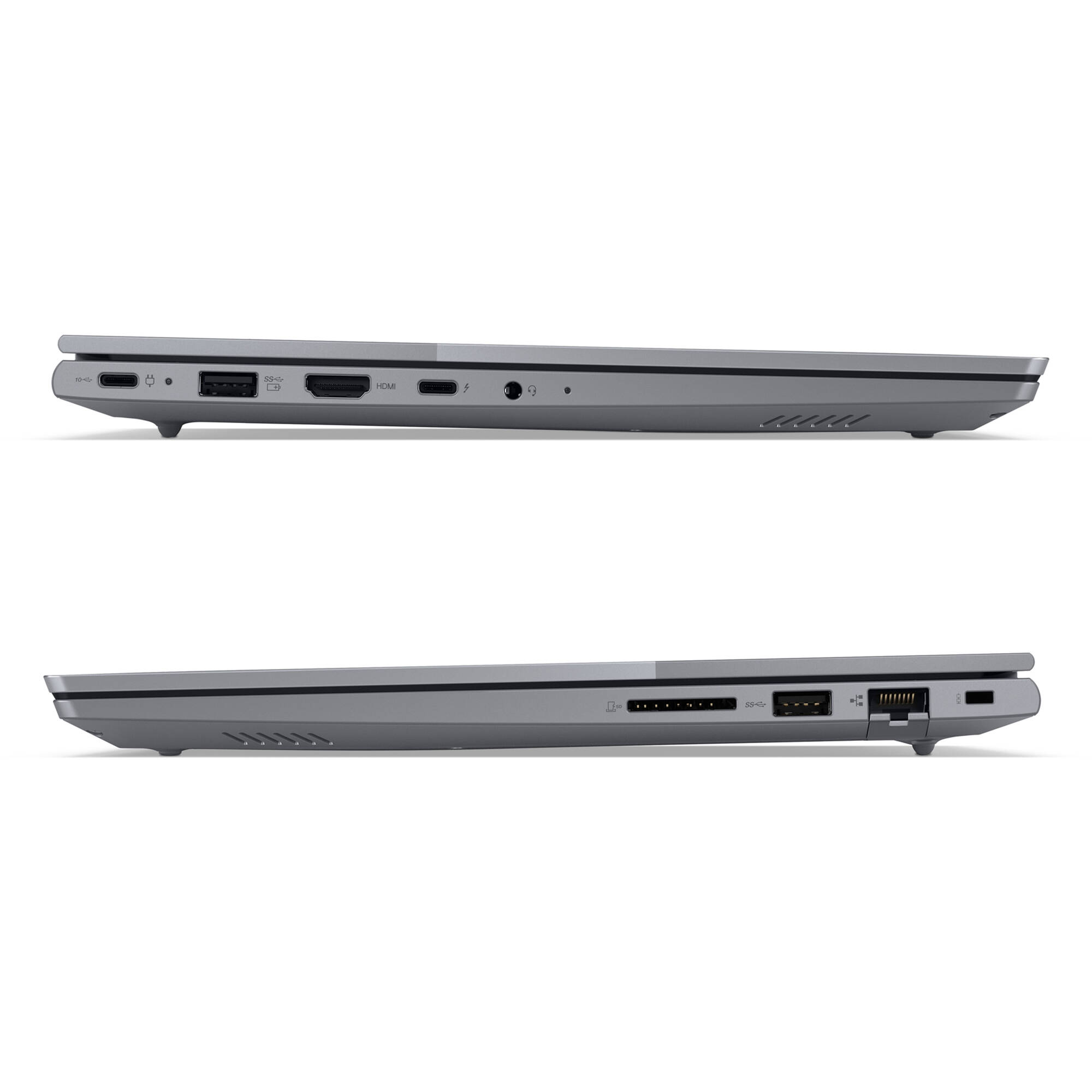 Lenovo ThinkBook 14 G7 ARP business laptop in Storm Grey with 14-inch touch display — view 13