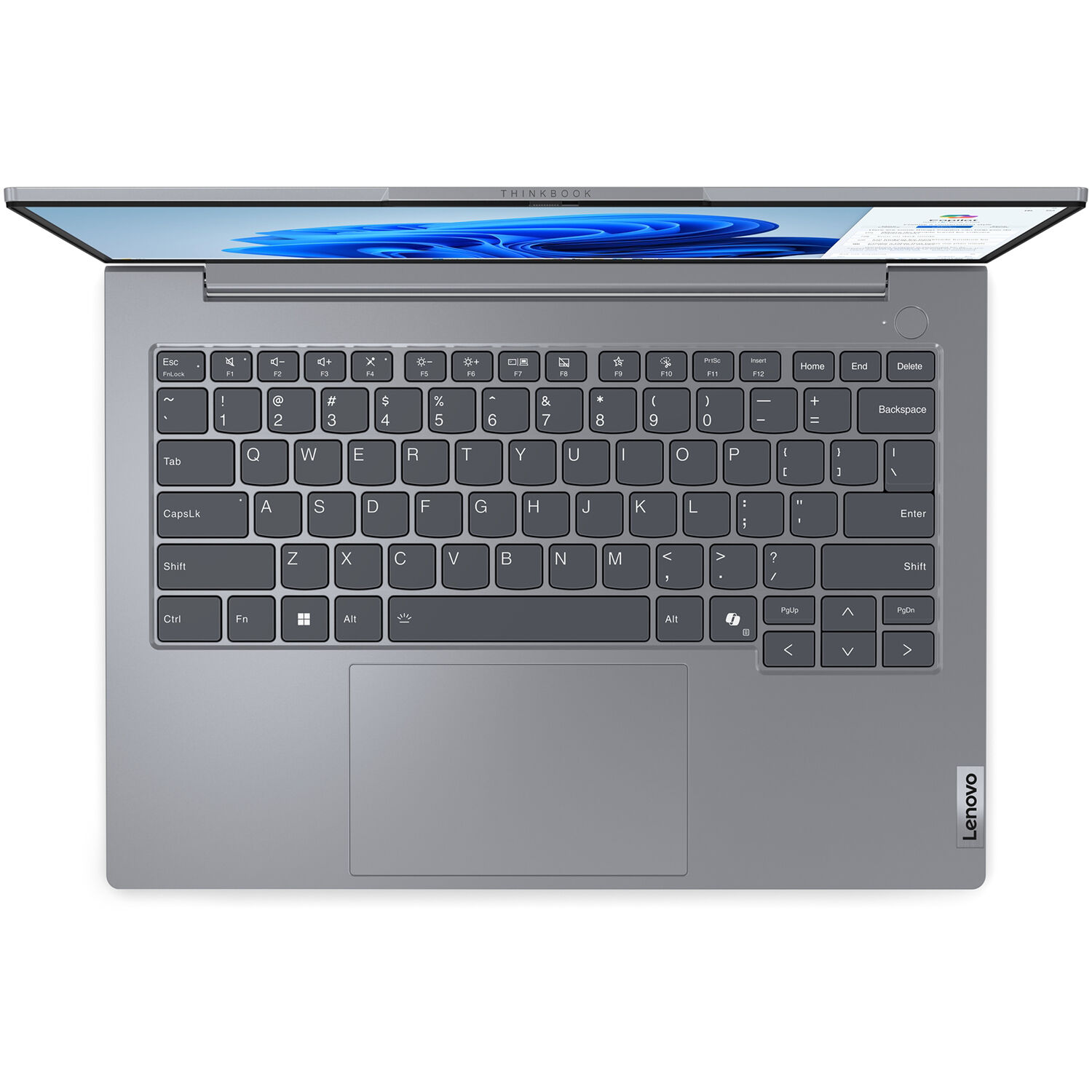 Lenovo ThinkBook 14 G7 ARP business laptop in Storm Grey with 14-inch touch display — view 5