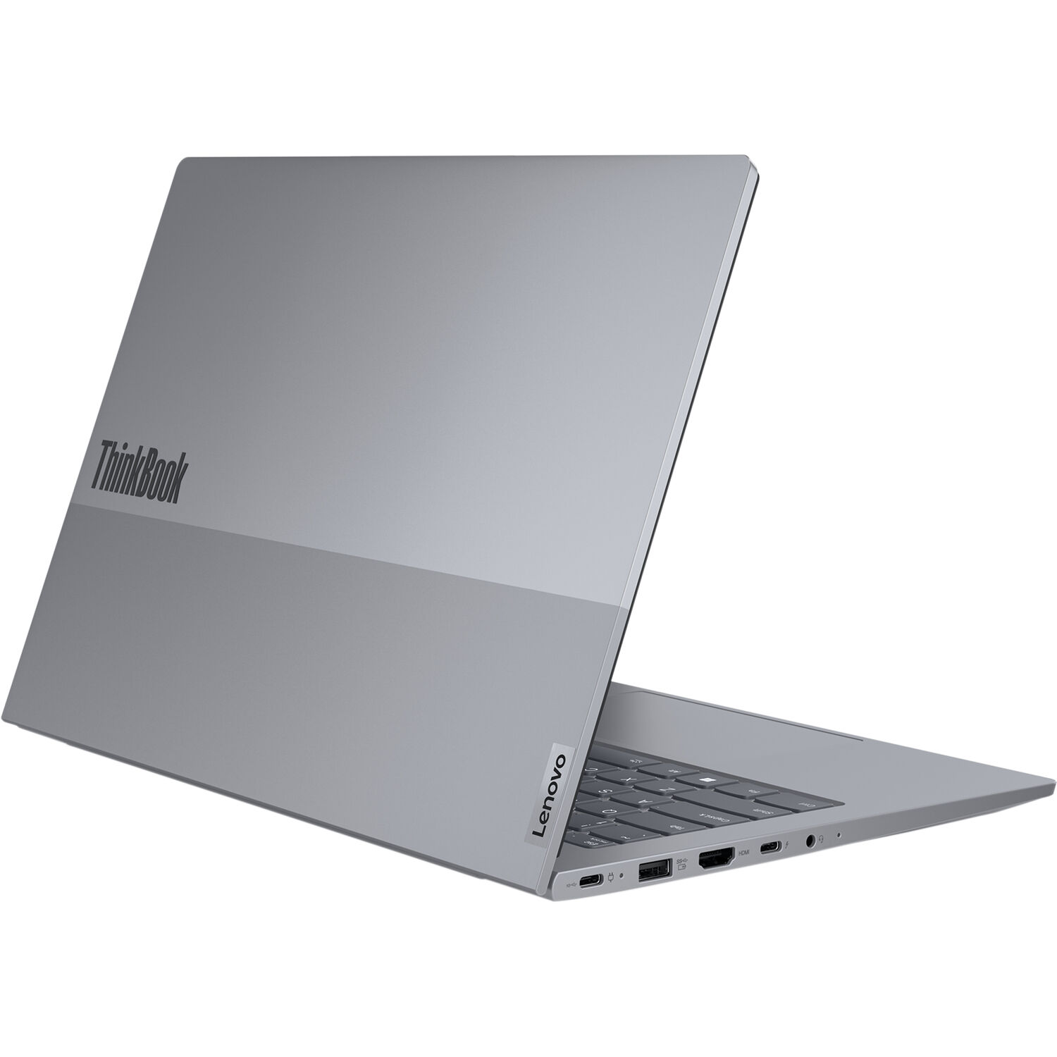 Lenovo ThinkBook 14 G7 ARP business laptop in Storm Grey with 14-inch touch display — view 9