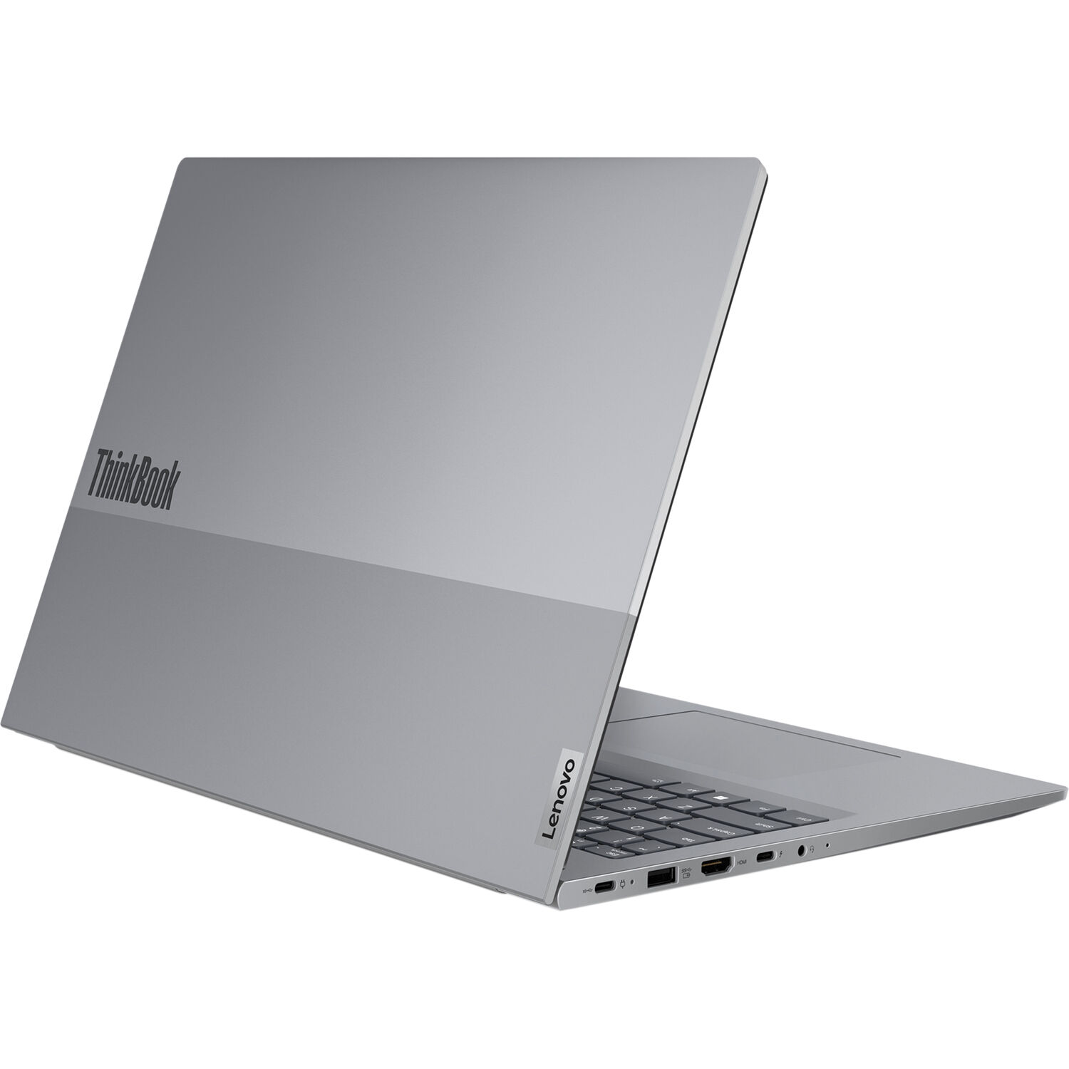Lenovo ThinkBook 16 G7 ARP laptop in Storm Grey with 16-inch display — view 10