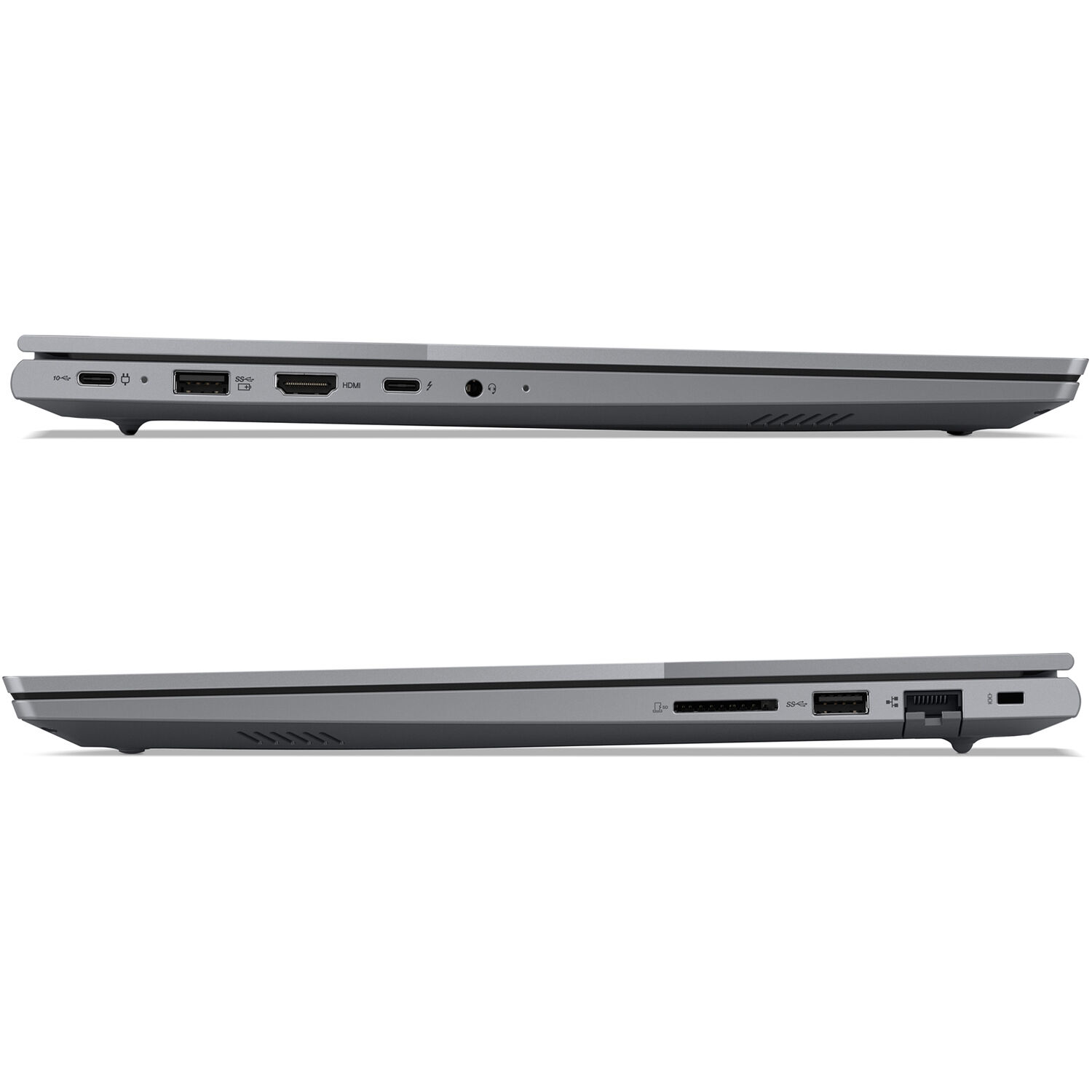 Lenovo ThinkBook 16 G7 ARP laptop in Storm Grey with 16-inch display — view 13