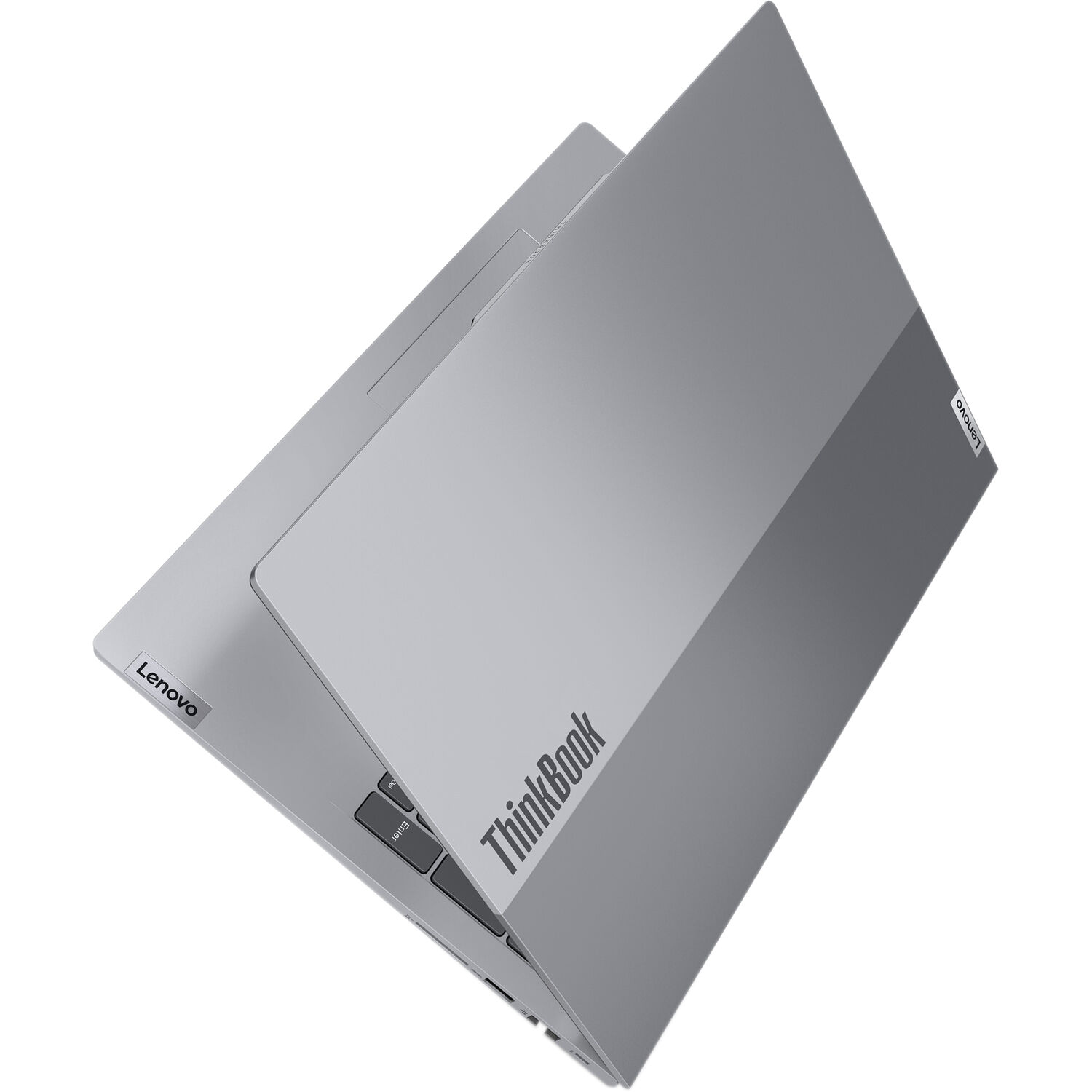 Lenovo ThinkBook 16 G7 ARP laptop in Storm Grey with 16-inch display — view 14