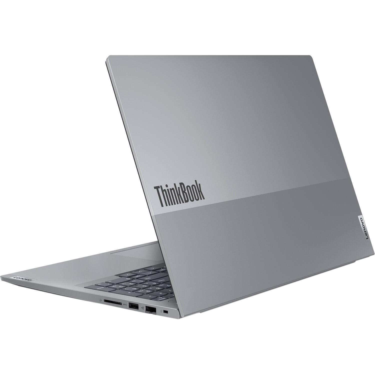 Lenovo ThinkBook 16 G7 ARP laptop in Storm Grey with 16-inch display — view 9