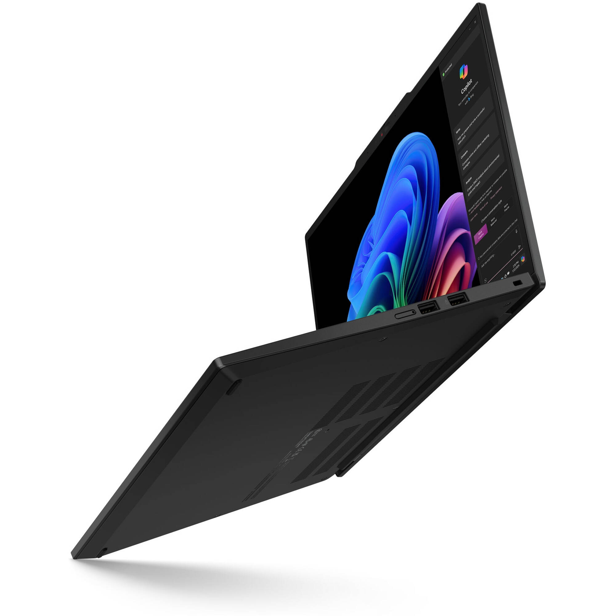 Lenovo ThinkPad T14s G6 business laptop in black with 14-inch WUXGA display — view 16