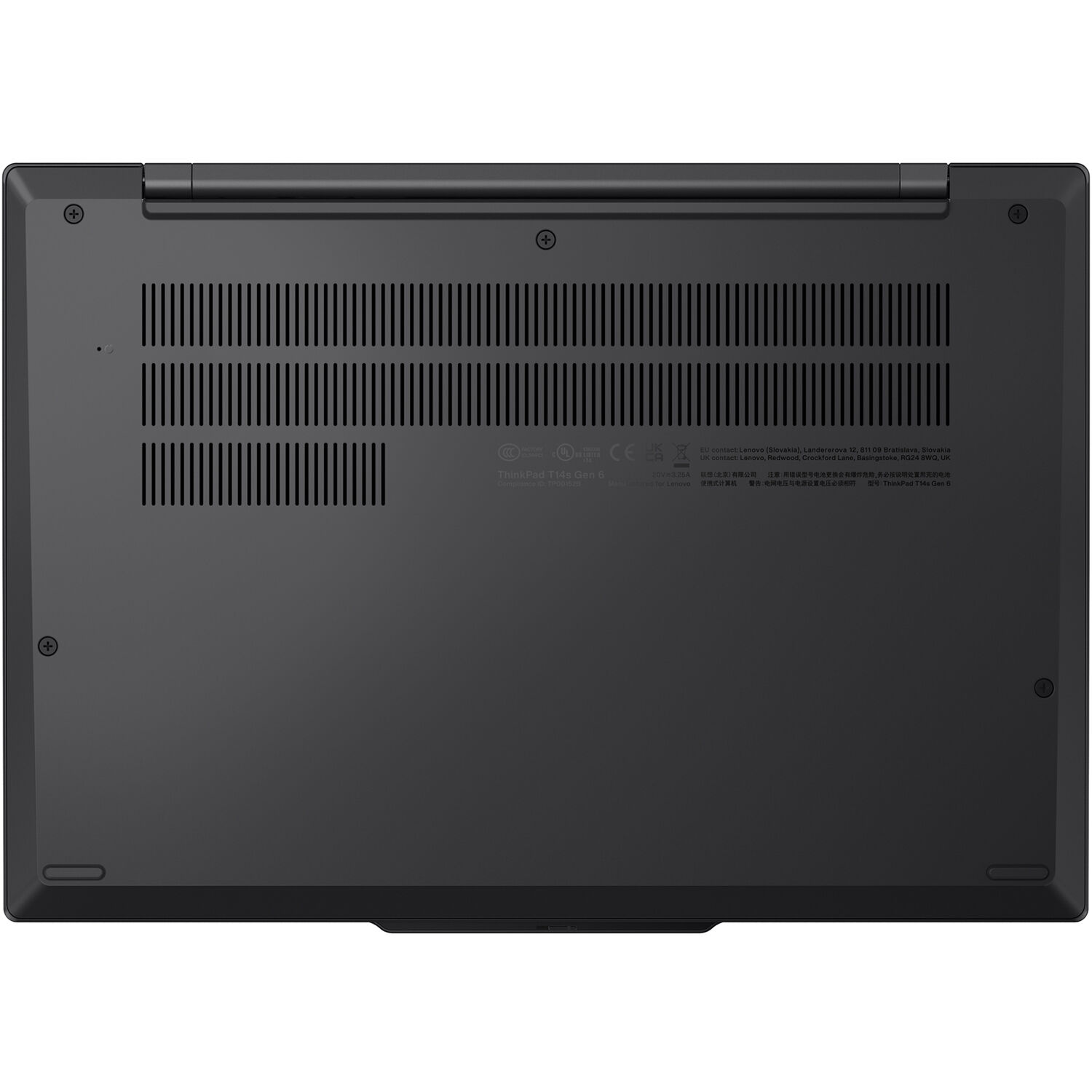 Lenovo ThinkPad T14s Snapdragon G6 black business laptop with 14-inch WUXGA display — view 16
