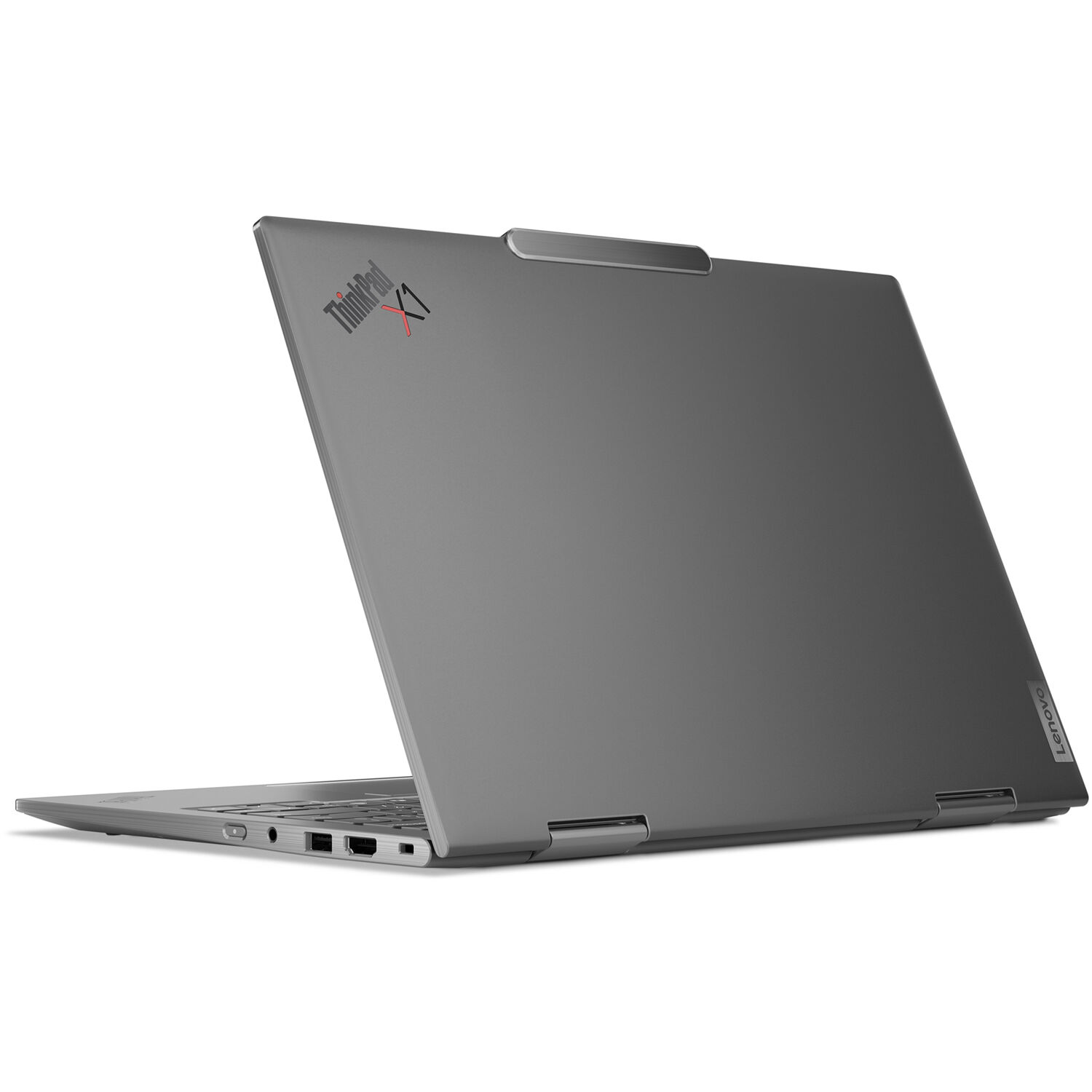 Lenovo ThinkPad X1 2-in-1 G10 14-inch WUXGA touch laptop in tablet mode with Intel Core Ultra 7 and black keyboard — view 12