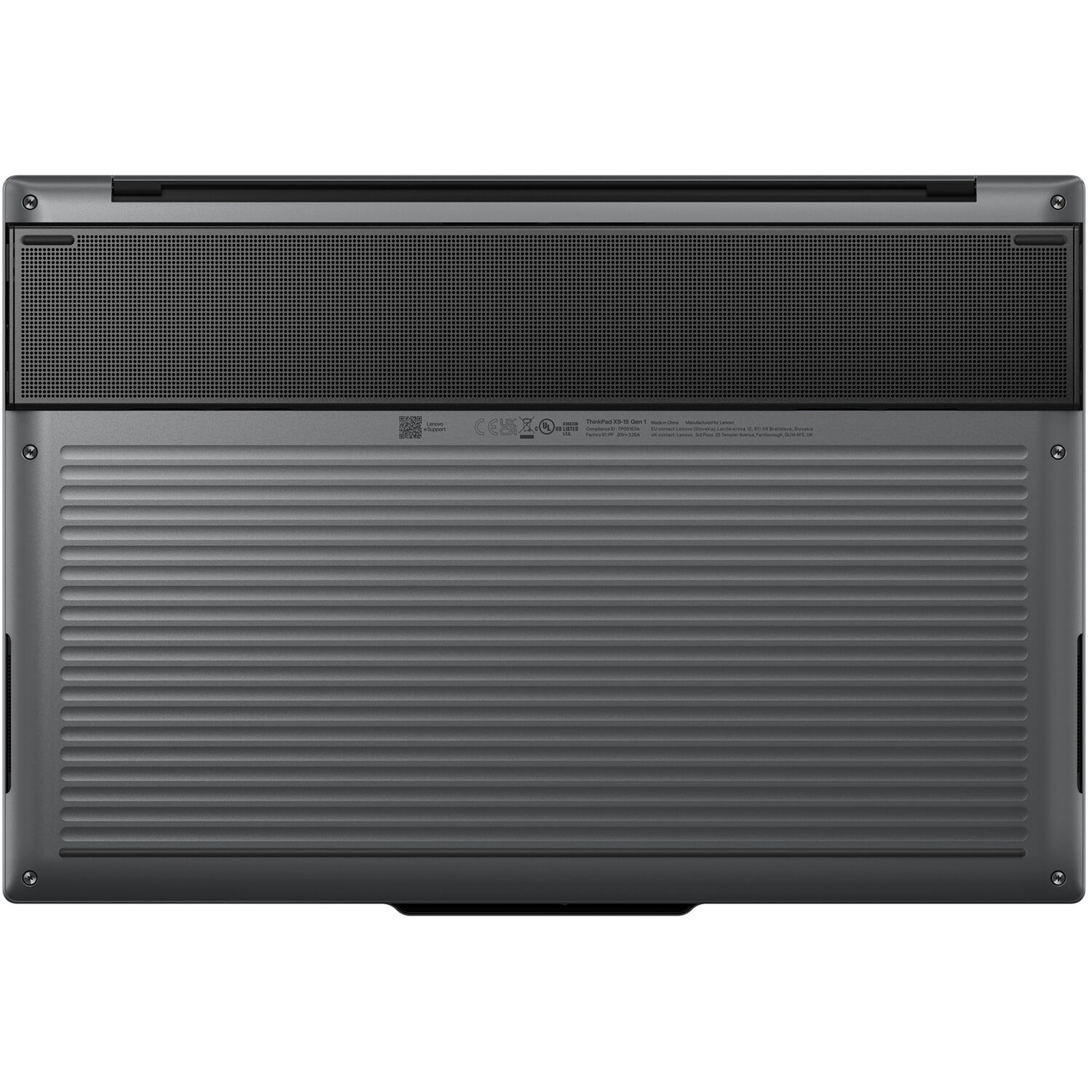 Lenovo ThinkPad X915 G1 business laptop with 15.3-inch 2.8K touch display and black Arctic Grey finish — view 15