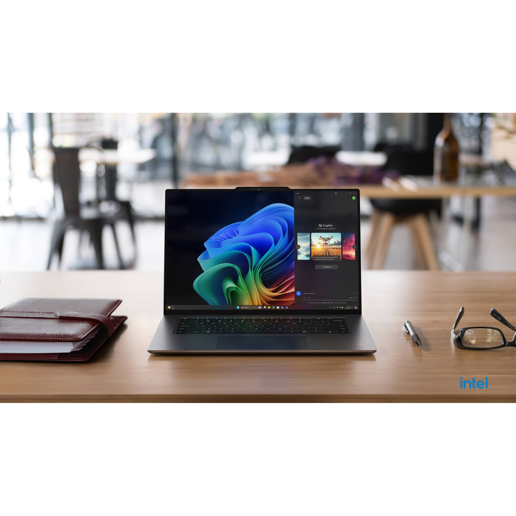 Lenovo ThinkPad X915 G1 business laptop with 15.3-inch 2.8K touch display and black Arctic Grey finish — view 22