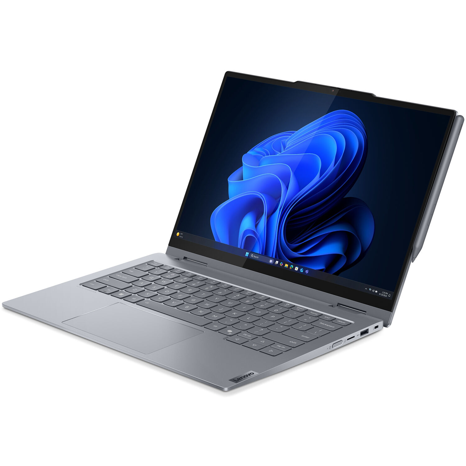Lenovo ThinkBook 14 2-in-1 G5 IAU in Luna Grey with 14-inch touch display — view 5