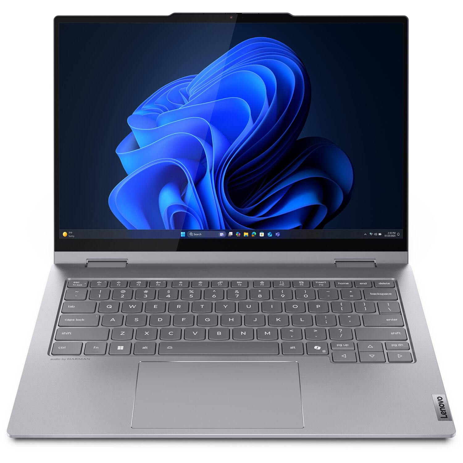 Lenovo ThinkBook 14 2-in-1 G5 laptop with 14-inch touch display, Core Ultra 5, and Luna Grey finish — view 3