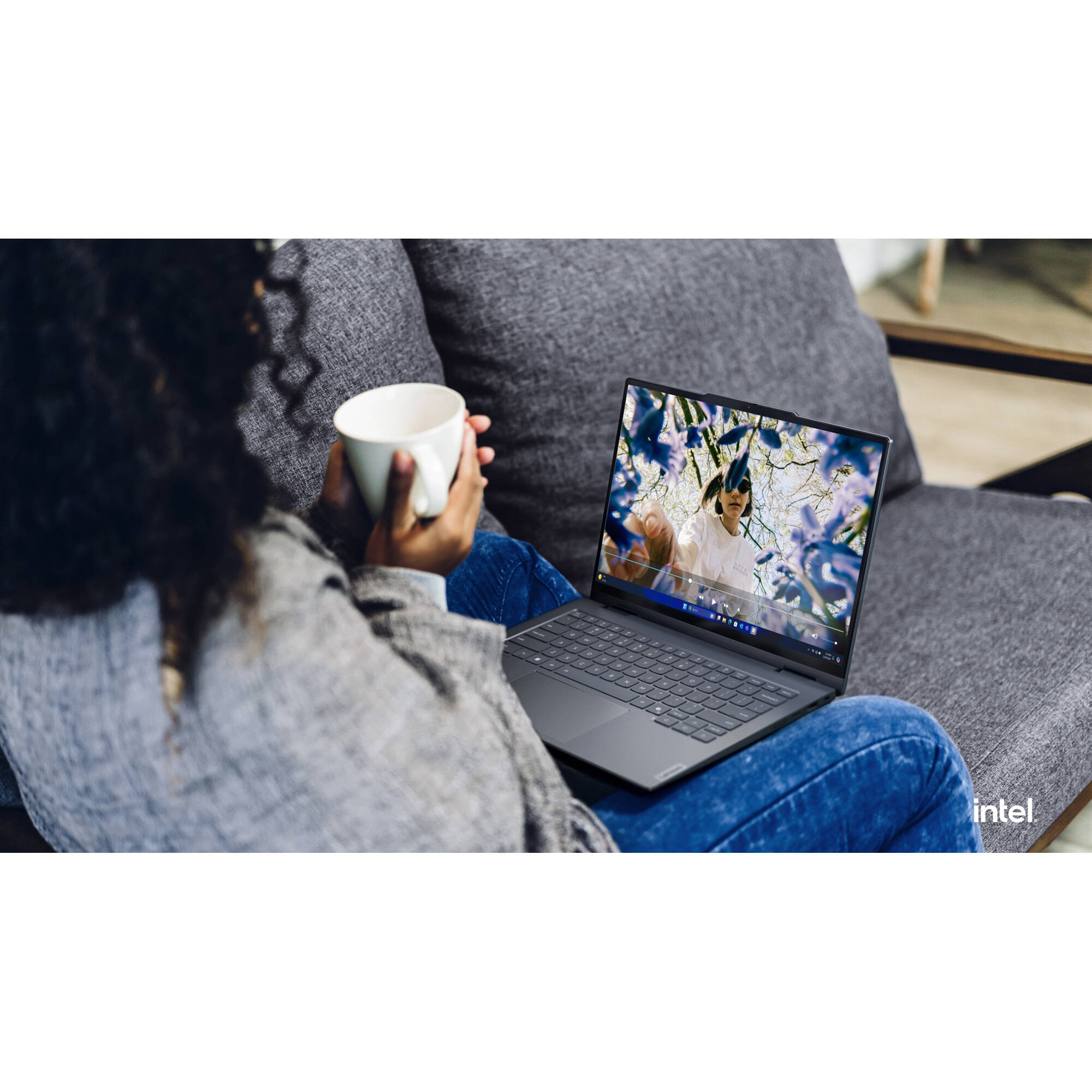 Lenovo ThinkBook 14 2-in-1 G5 convertible laptop with 14-inch touch display and Luna Grey finish — view 15