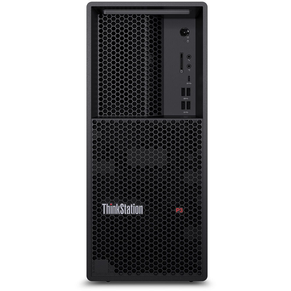Lenovo ThinkStation P3 Tower Gen 2 workstation with U7265 processor and 16 GB memory — view 2