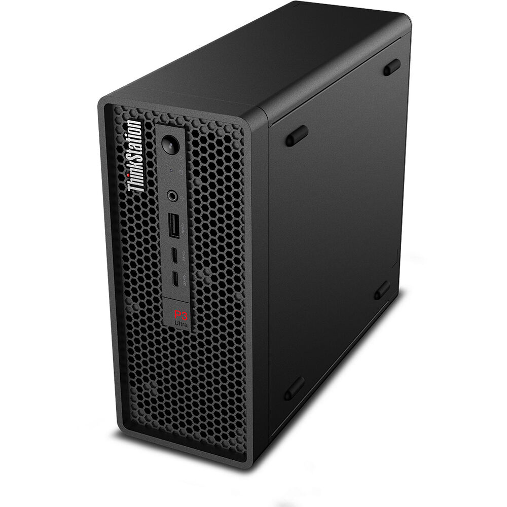 Lenovo ThinkStation P3 Ultra SFF G2 compact workstation with Intel Core Ultra 7, NVIDIA RTX A400, and 32 GB memory — view 5