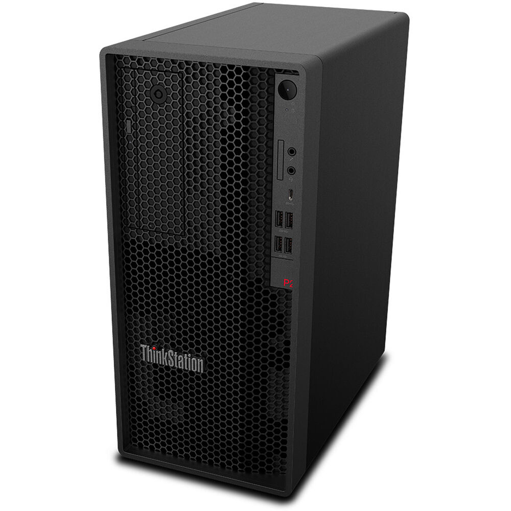 Lenovo ThinkStation P2 Tower G2 workstation with Core Ultra 5 235, 16 GB RAM, 512 GB SSD, and Windows 11 Pro — view 5