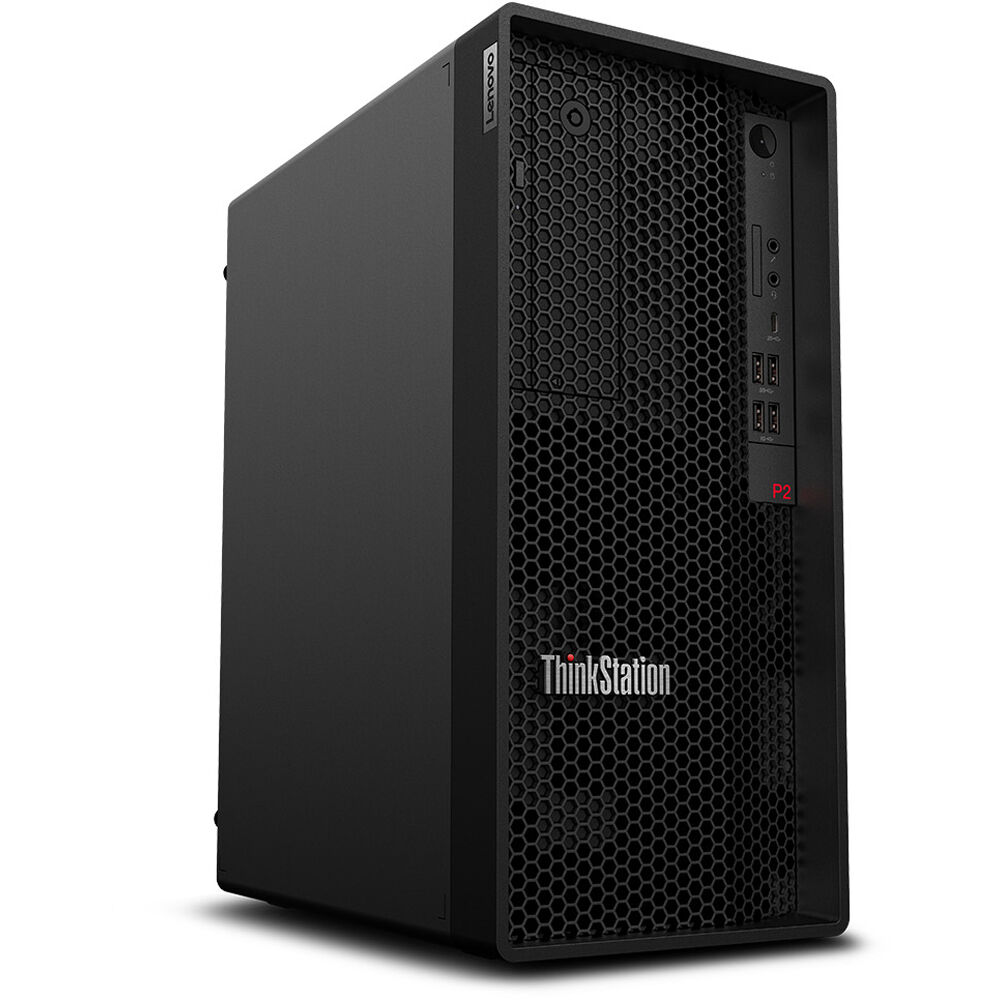 Lenovo ThinkStation P2 Tower G2 workstation with Core Ultra 5 235, 16 GB RAM, 512 GB SSD, and Windows 11 Pro — view 7
