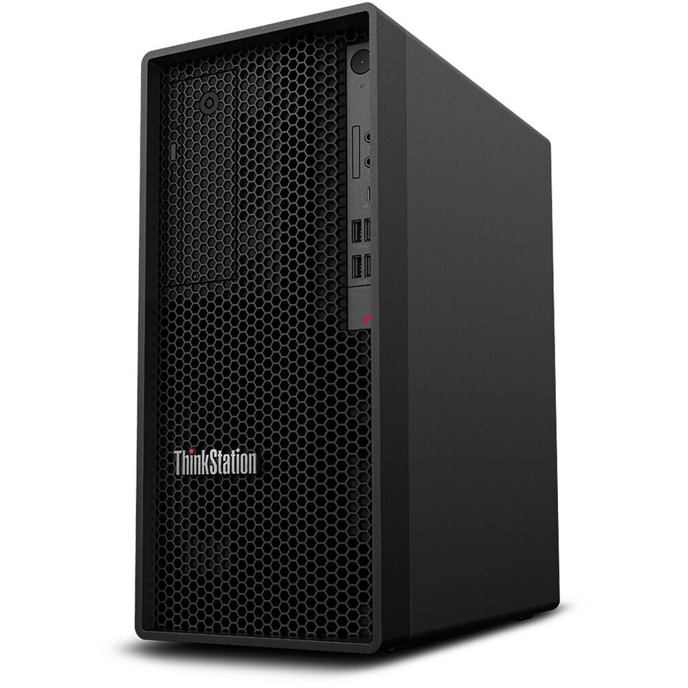 Lenovo ThinkStation P2 Tower G2 workstation with Core Ultra 5 235, 16 GB RAM, 512 GB SSD, and Windows 11 Pro — view 8