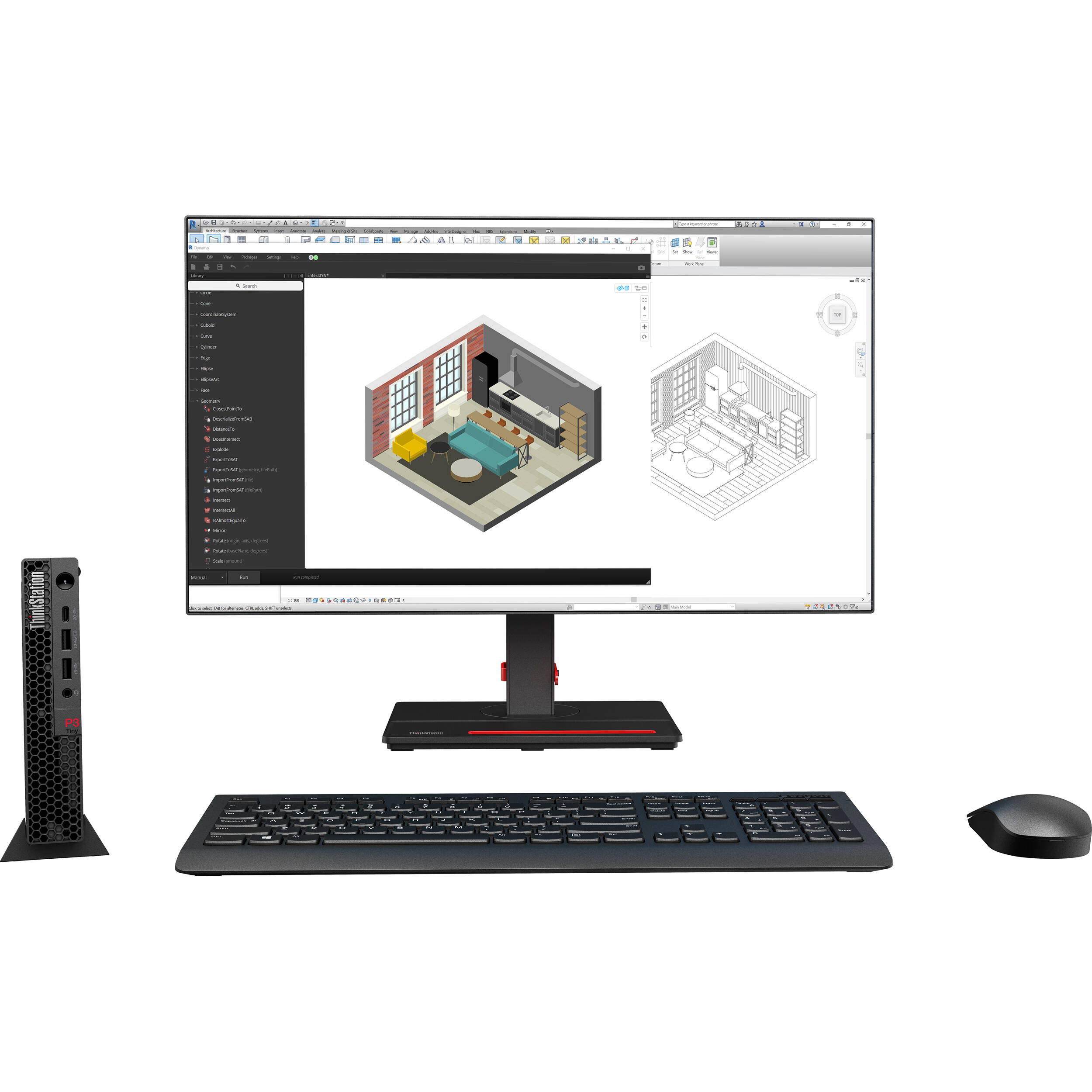 Lenovo ThinkStation P3 Tiny G2 compact workstation with Intel U5235, 16 GB RAM, and 512 GB SSD — view 9
