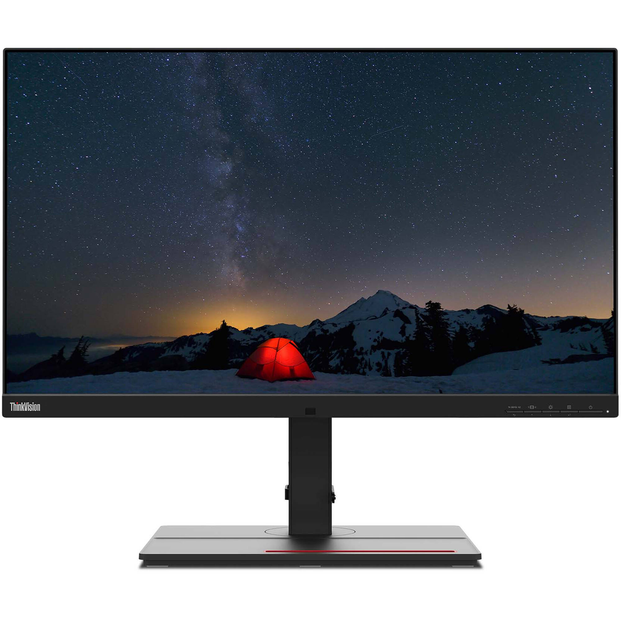 Lenovo P27u-20 27-inch 4K IPS monitor with Thunderbolt 4 and ergonomic stand — view 2