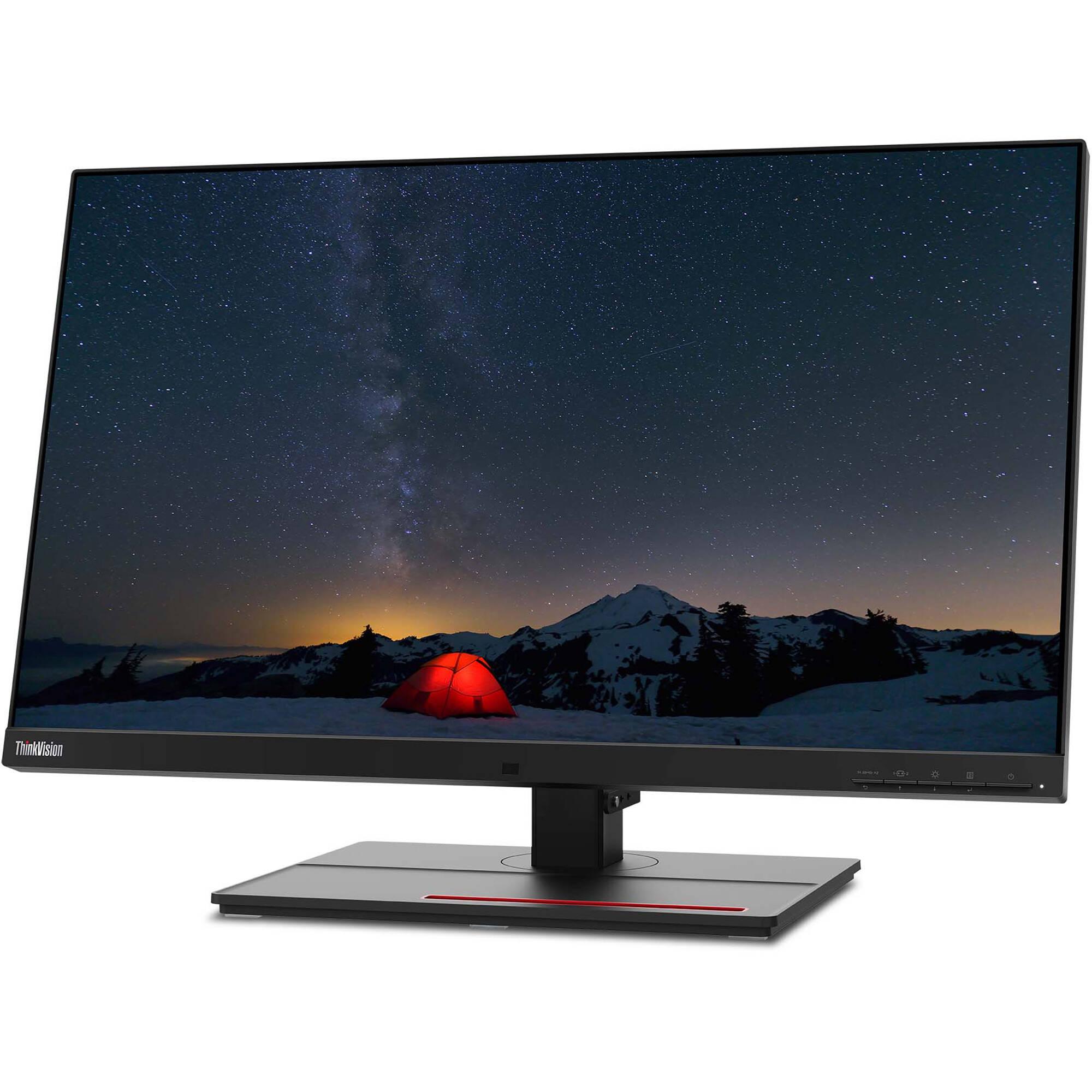 Lenovo P27u-20 27-inch 4K IPS monitor with Thunderbolt 4 and ergonomic stand — view 3