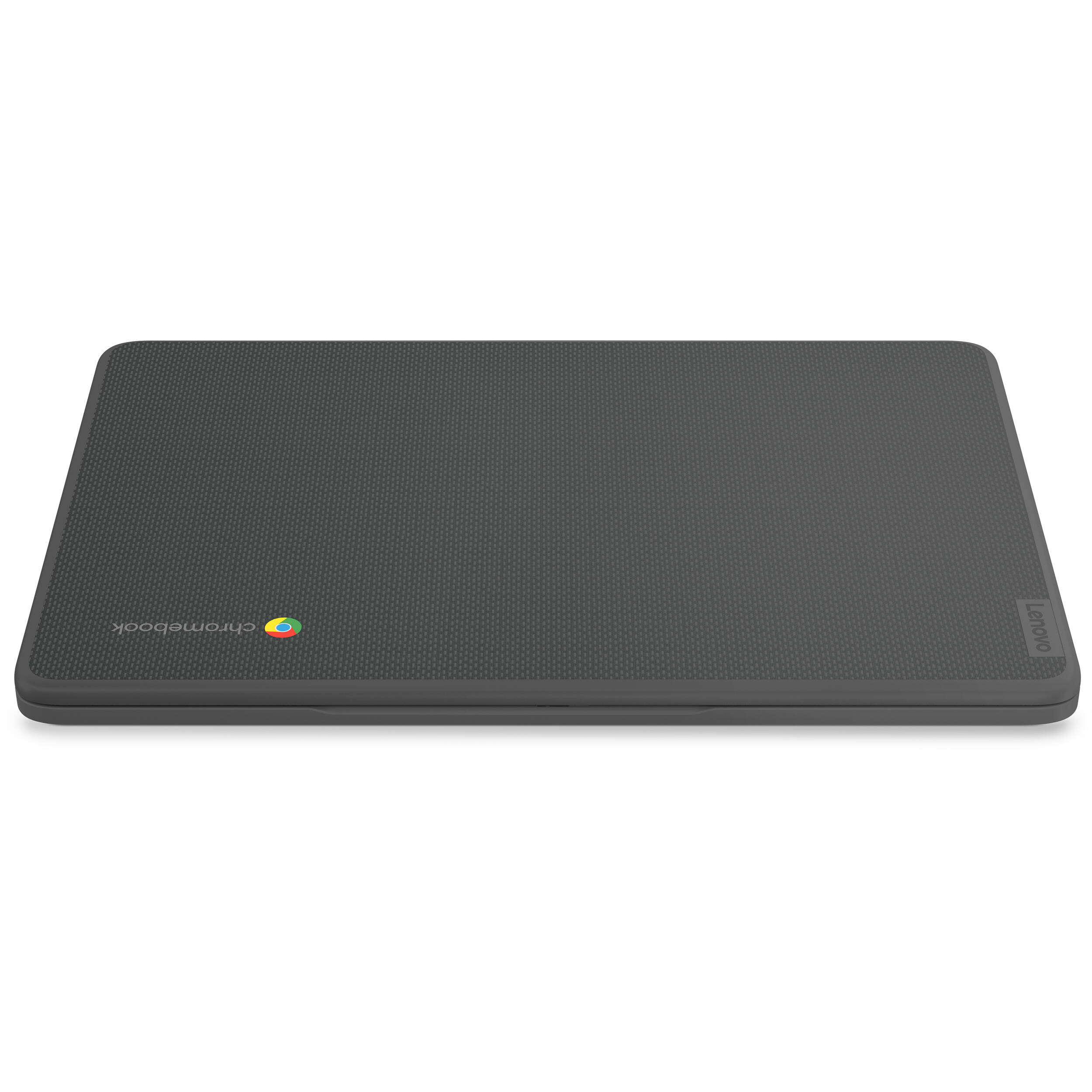 Lenovo 100e Chromebook with 11.6-inch touchscreen, Intel N100, 8 GB RAM, and grey chassis — view 10
