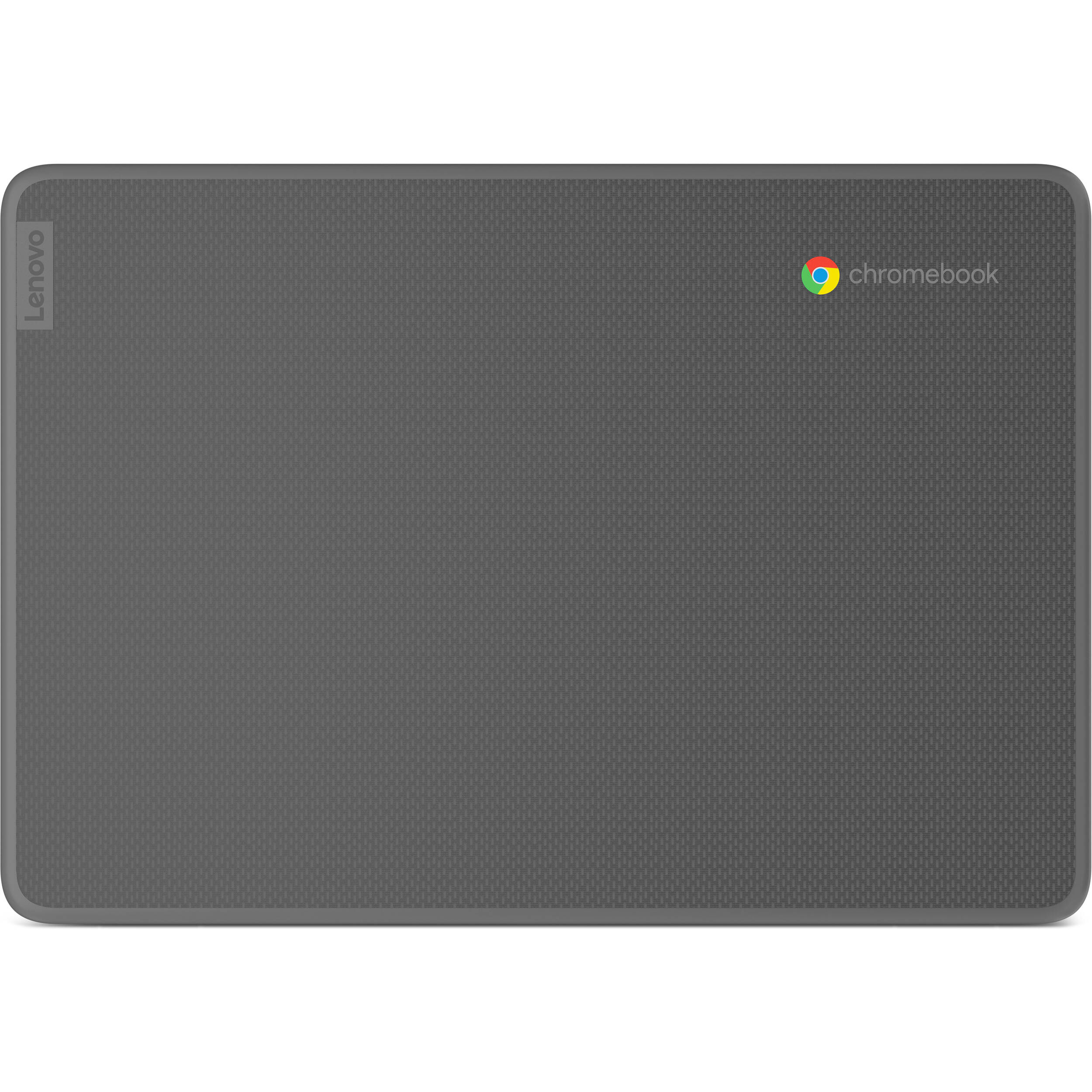 Lenovo 100e Chromebook with 11.6-inch touchscreen, Intel N100, 8 GB RAM, and grey chassis — view 7