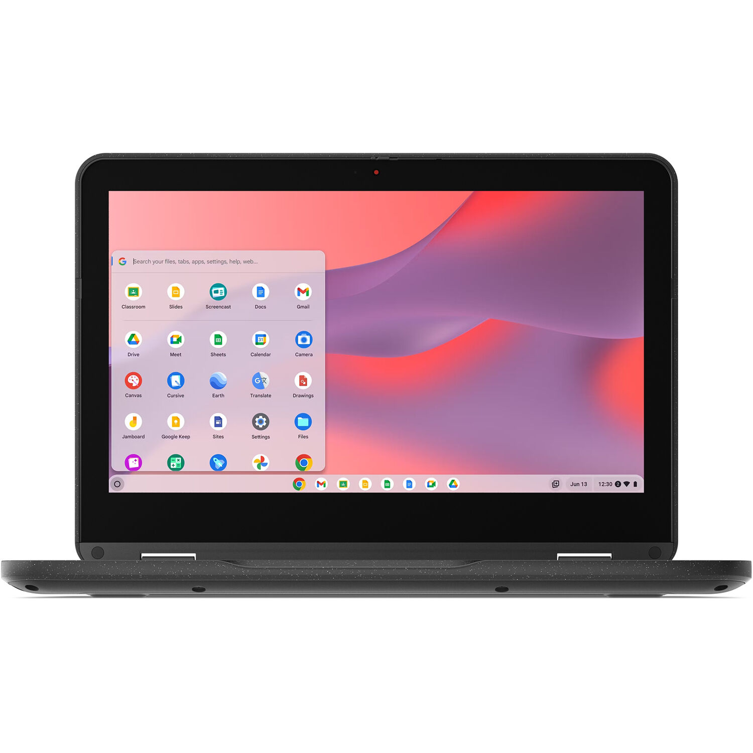 Lenovo 500e G4s Chromebook with 11.6-inch touchscreen, Intel N100, and dual cameras — view 2