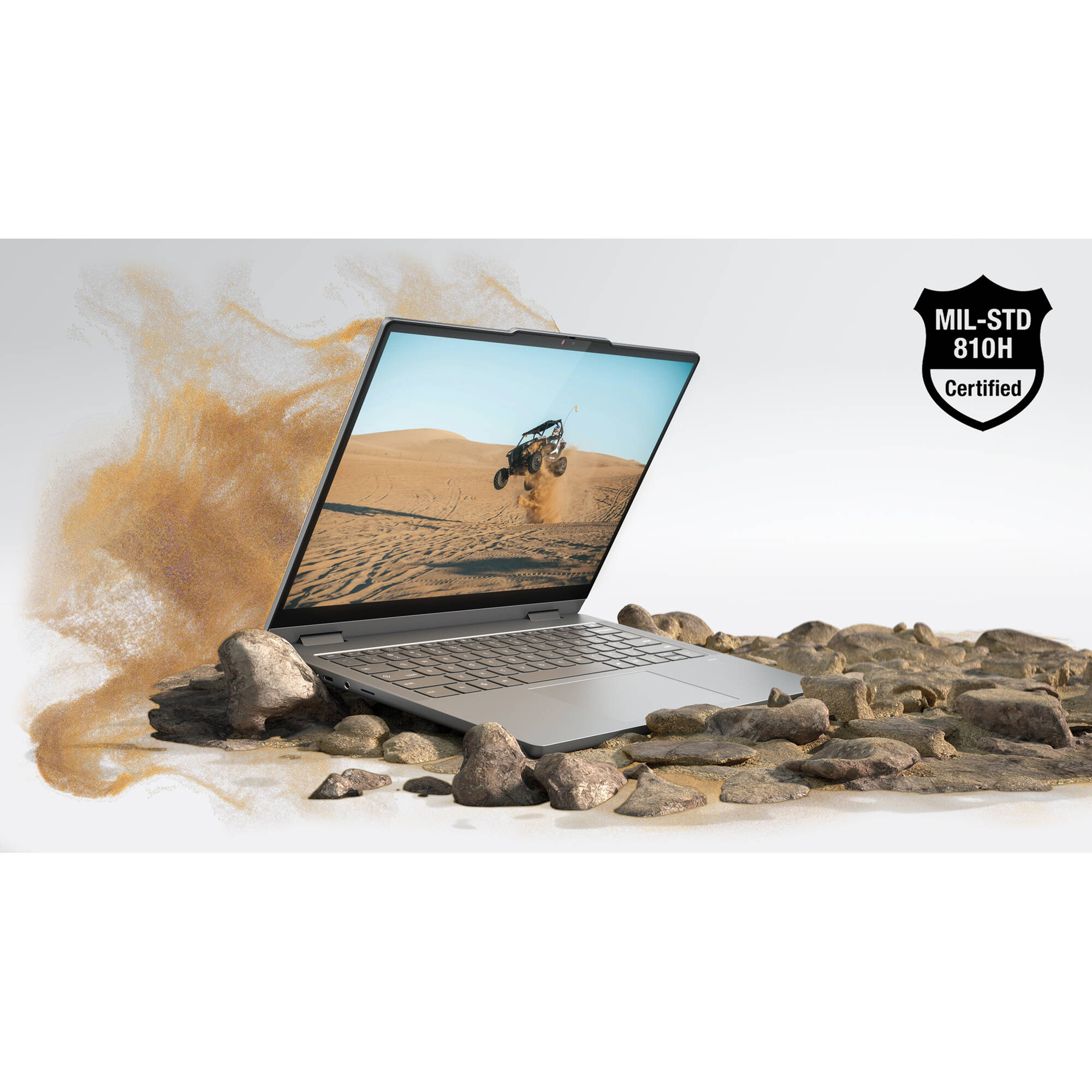 Lenovo Chrome Plus 2-in-1 Chromebook with 14-inch WUXGA touchscreen, backlit keyboard, and fingerprint reader — view 23