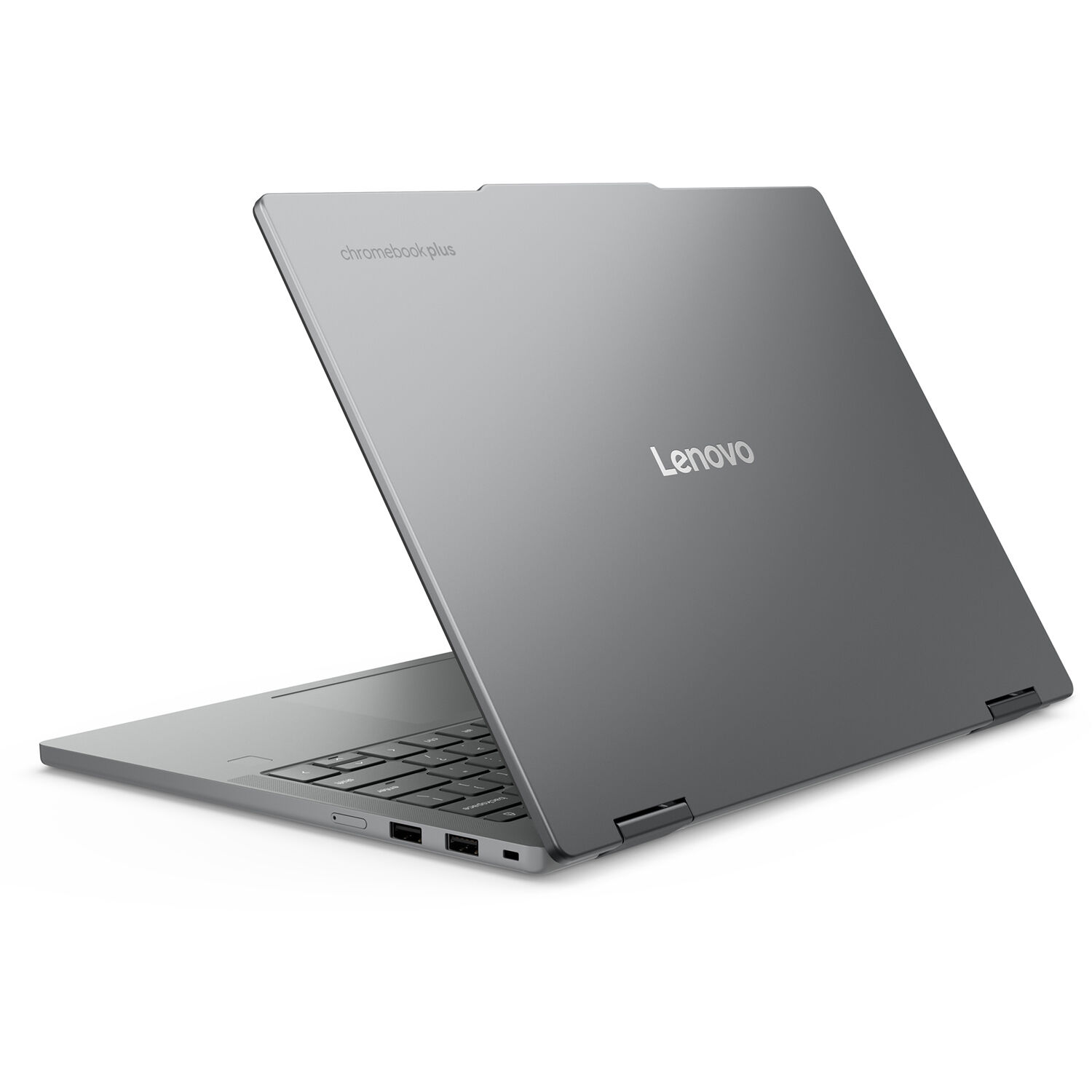 Lenovo Chrome Plus 2-in-1 Chromebook with 14-inch WUXGA touch display, Intel Core 5, and grey finish — view 12