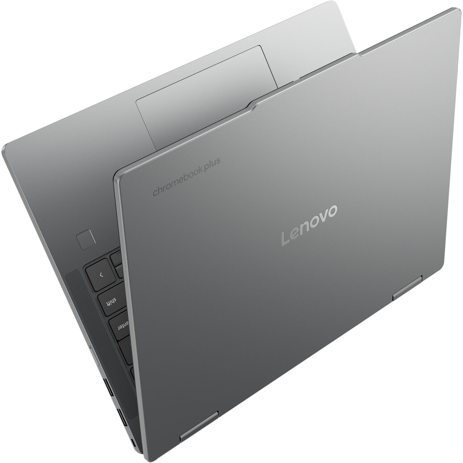 Lenovo Chrome Plus 2-in-1 Chromebook with 14-inch WUXGA touch display, Intel Core 5, and grey finish — view 16