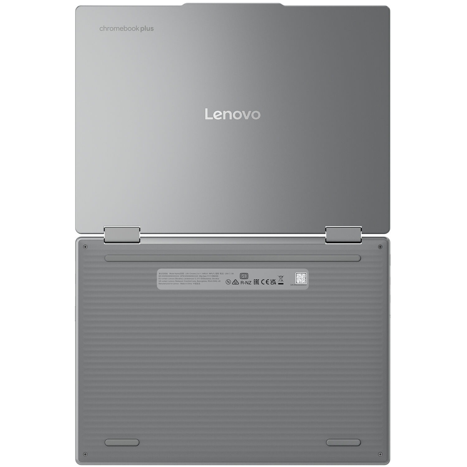 Lenovo Chrome Plus 2-in-1 Chromebook with 14-inch WUXGA touch display, Intel Core 5, and grey finish — view 17