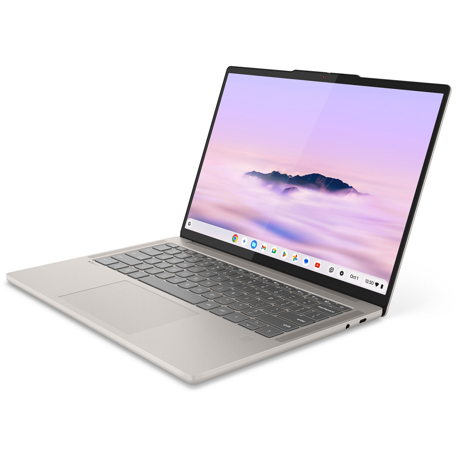 Lenovo Chromebook Plus 14 MTU910 with 14 inch WUXGA touch display and backlit keyboard — view 10