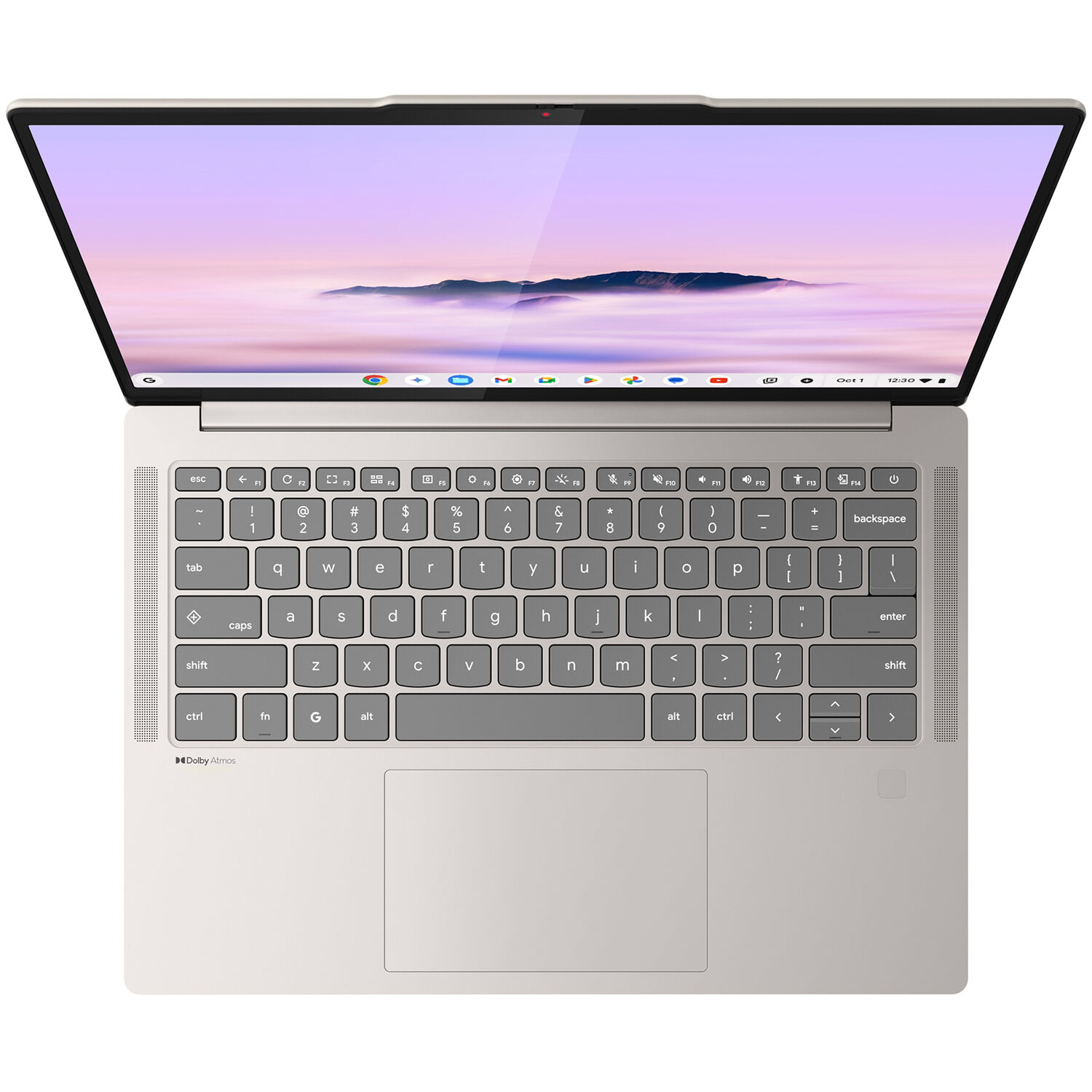 Lenovo Chromebook Plus 14 MTU910 with 14 inch WUXGA touch display and backlit keyboard — view 5