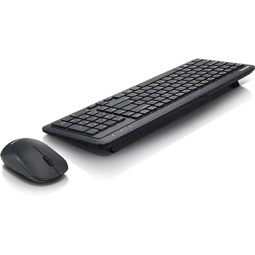 Lenovo 300 Wireless Combo keyboard and mouse set with compact wireless desktop design — view 5