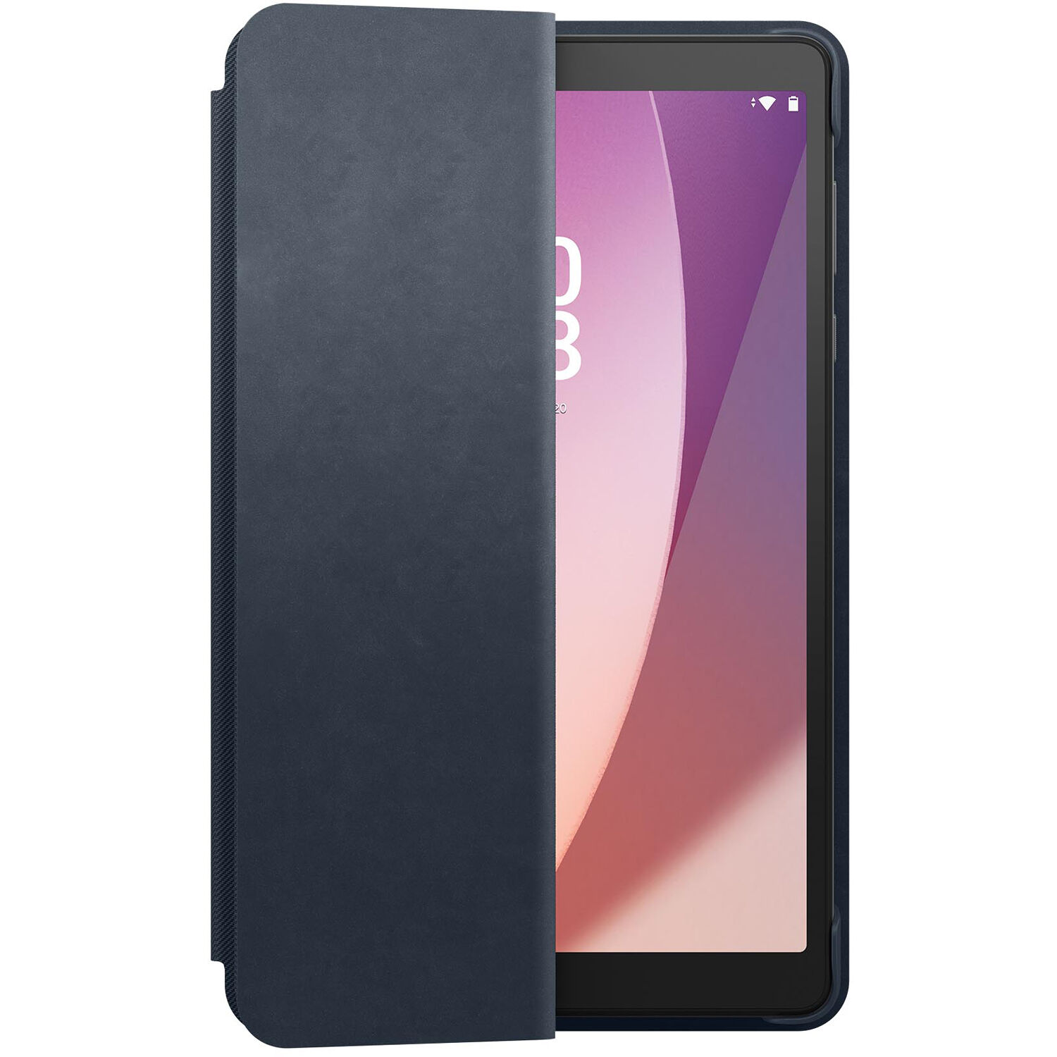 Lenovo Tab M8 4th Gen folio case in Abyss Blue with convertible stand and protective film — view 5