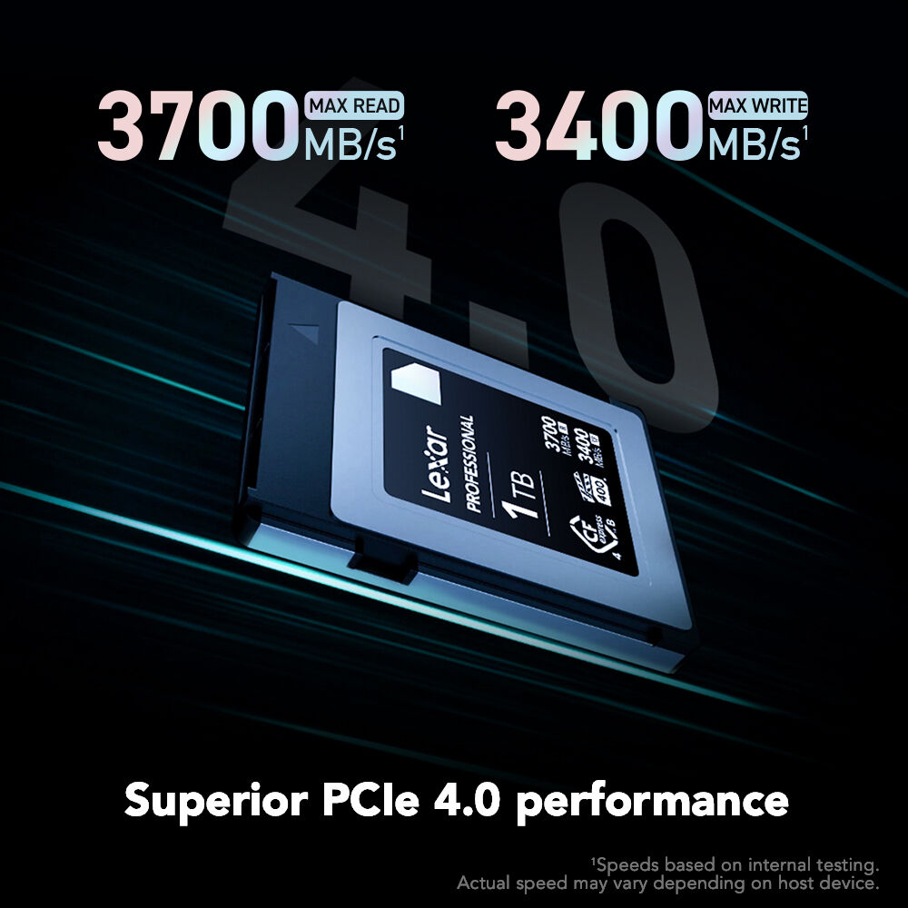 LEXAR, PROFESSIONAL CFEXPRESS CARD, 1TB TYPE B CARD, DIAMOND SERIES — view 2