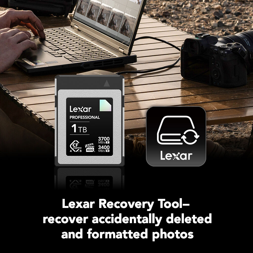 LEXAR, PROFESSIONAL CFEXPRESS CARD, 1TB TYPE B CARD, DIAMOND SERIES — view 7