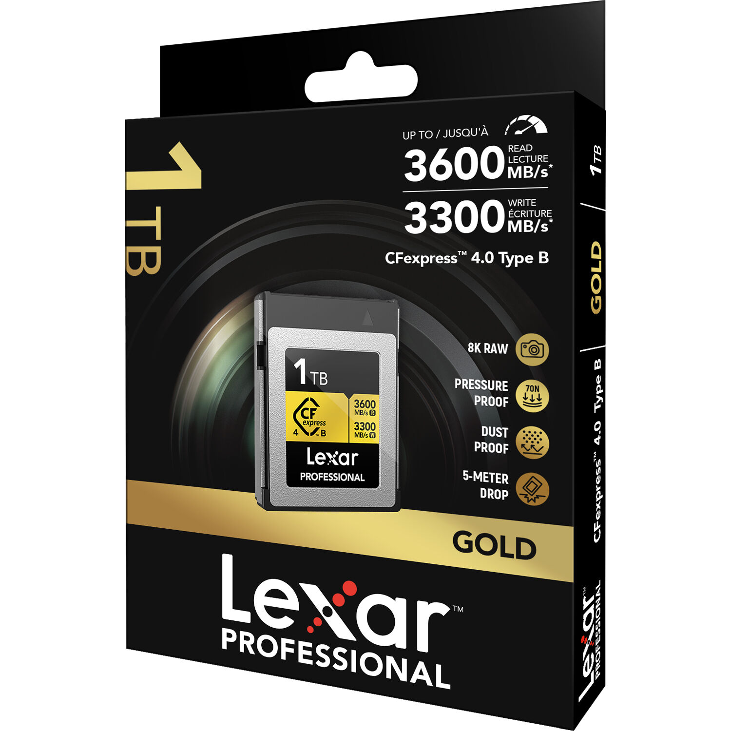 LEXAR, PROFESSIONAL GOLD CFEXPRESS, 1TB, 4.0 TYPE B CARD — view 12