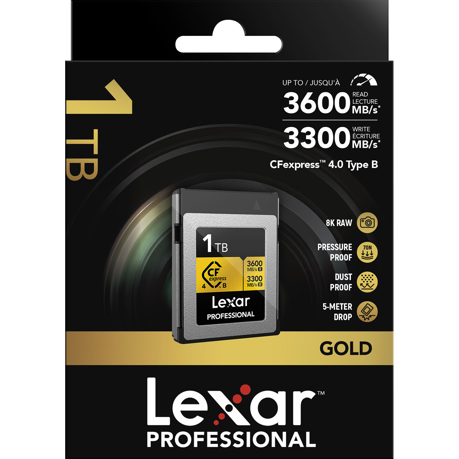 LEXAR, PROFESSIONAL GOLD CFEXPRESS, 1TB, 4.0 TYPE B CARD — view 13