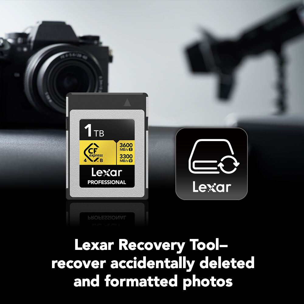LEXAR, PROFESSIONAL GOLD CFEXPRESS, 1TB, 4.0 TYPE B CARD — view 7