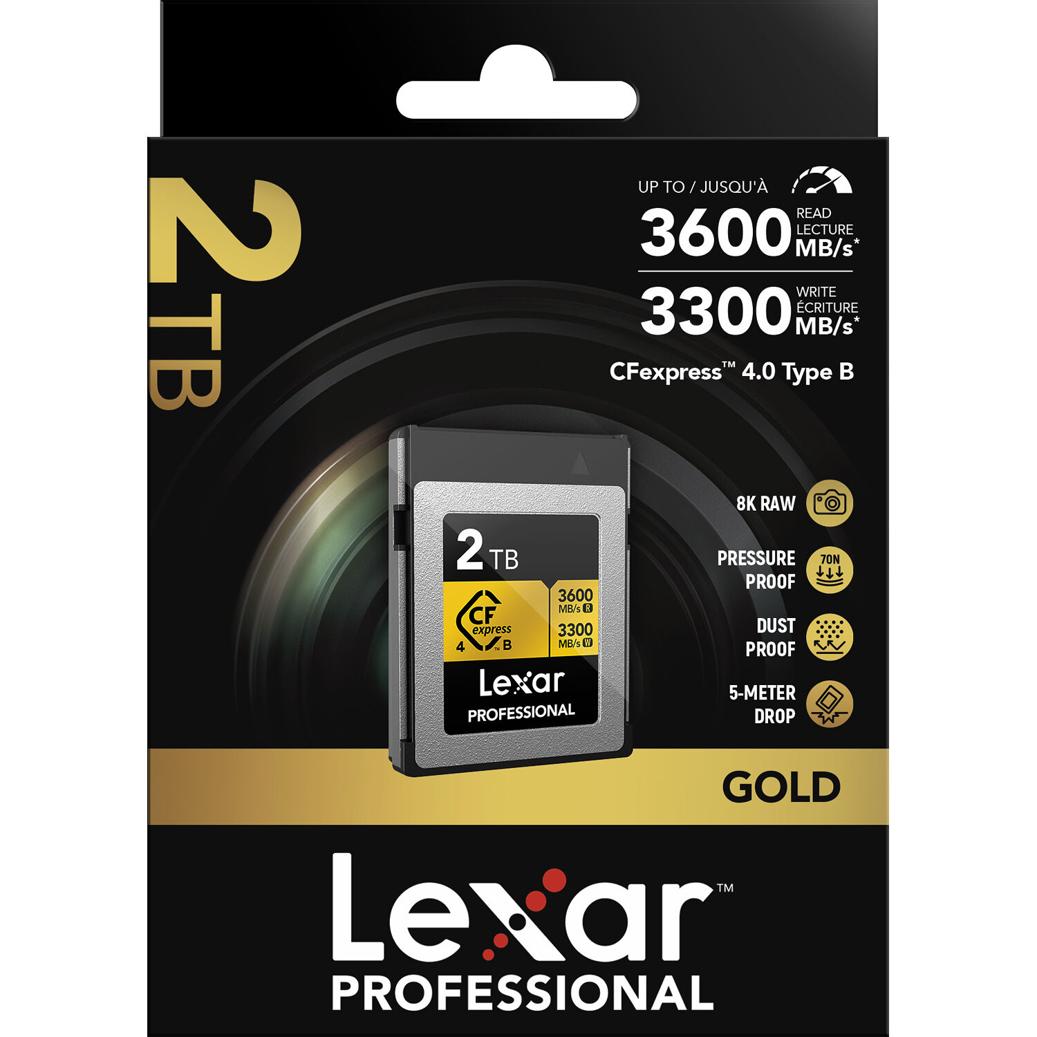 LEXAR, PROFESSIONAL GOLD CFEXPRESS, 2TB, 4.0 TYPE B CARD — view 12