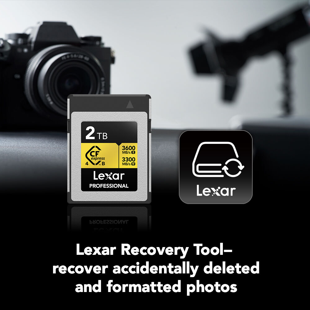 LEXAR, PROFESSIONAL GOLD CFEXPRESS, 2TB, 4.0 TYPE B CARD — view 7
