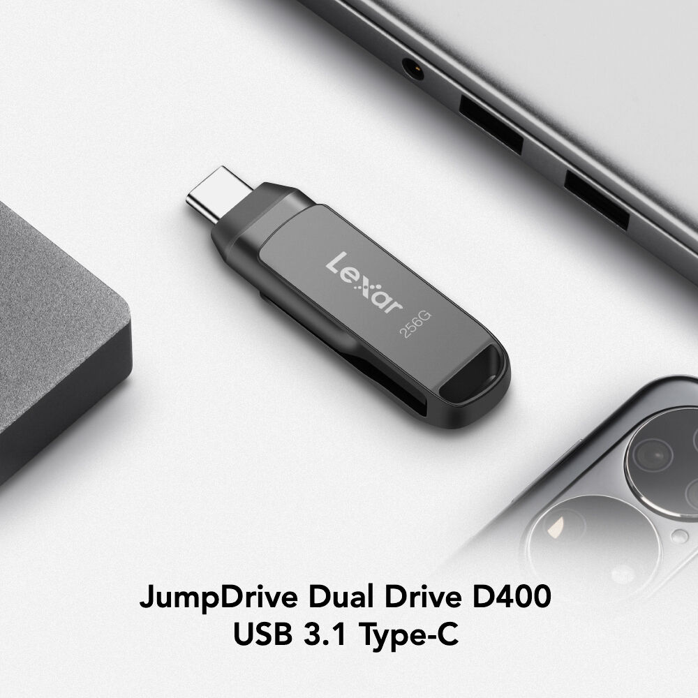 LEXAR, 256GB JUMPDRIVE, D400, USB 3.1 FLASH DRIVEFLASH DRIVE — view 2