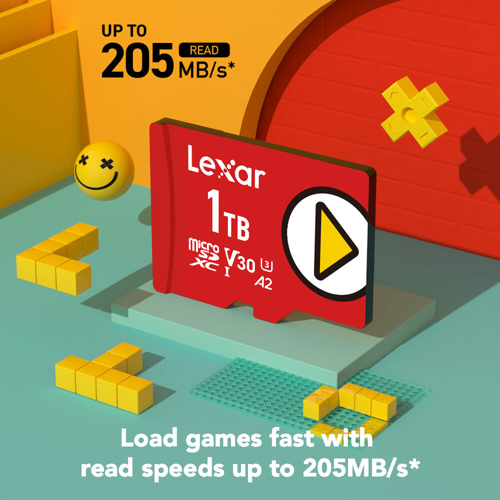 LEXAR, PLAY SPEED PUMP, UHS-1 MICRO SDXC 1TB, MEMORY CARD1TB, MEMORY CARD — view 3