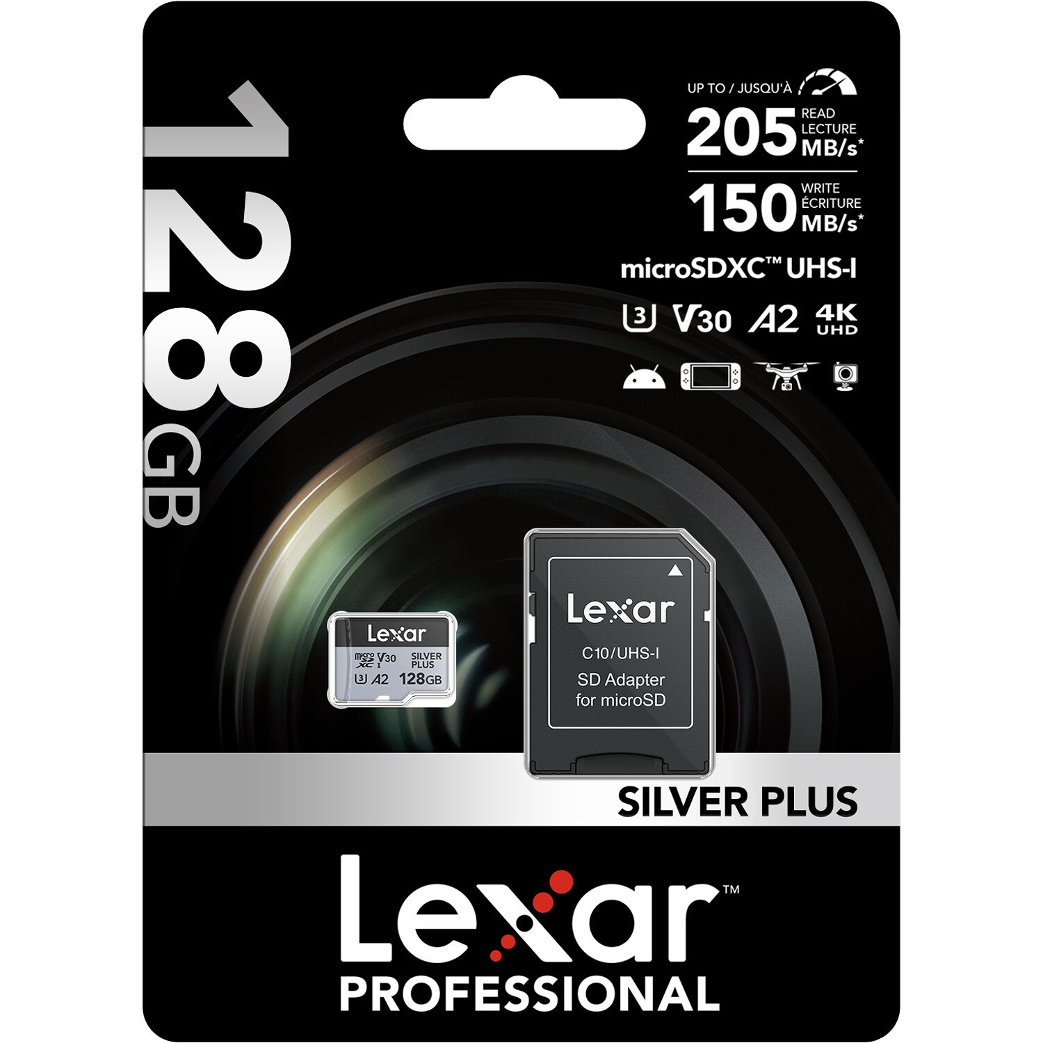 LEXAR, PROFESSIONAL, SILVER PLUS, MICROSDXC, 128GB — view 11