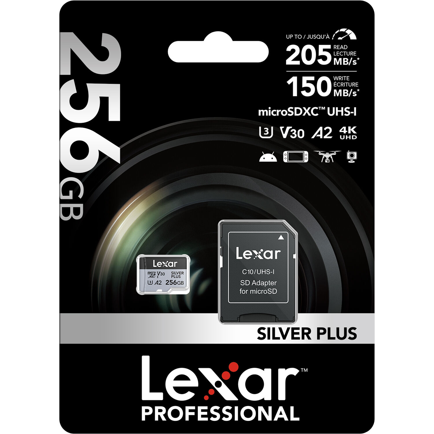 LEXAR, PROFESSIONAL, SILVER PLUS, MICROSDXC, 256GB — view 11