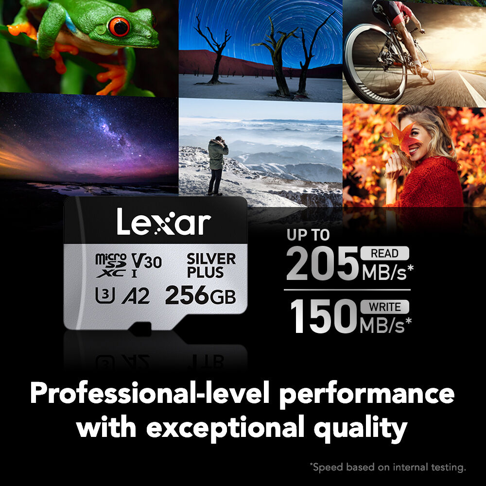 LEXAR, PROFESSIONAL, SILVER PLUS, MICROSDXC, 256GB — view 2