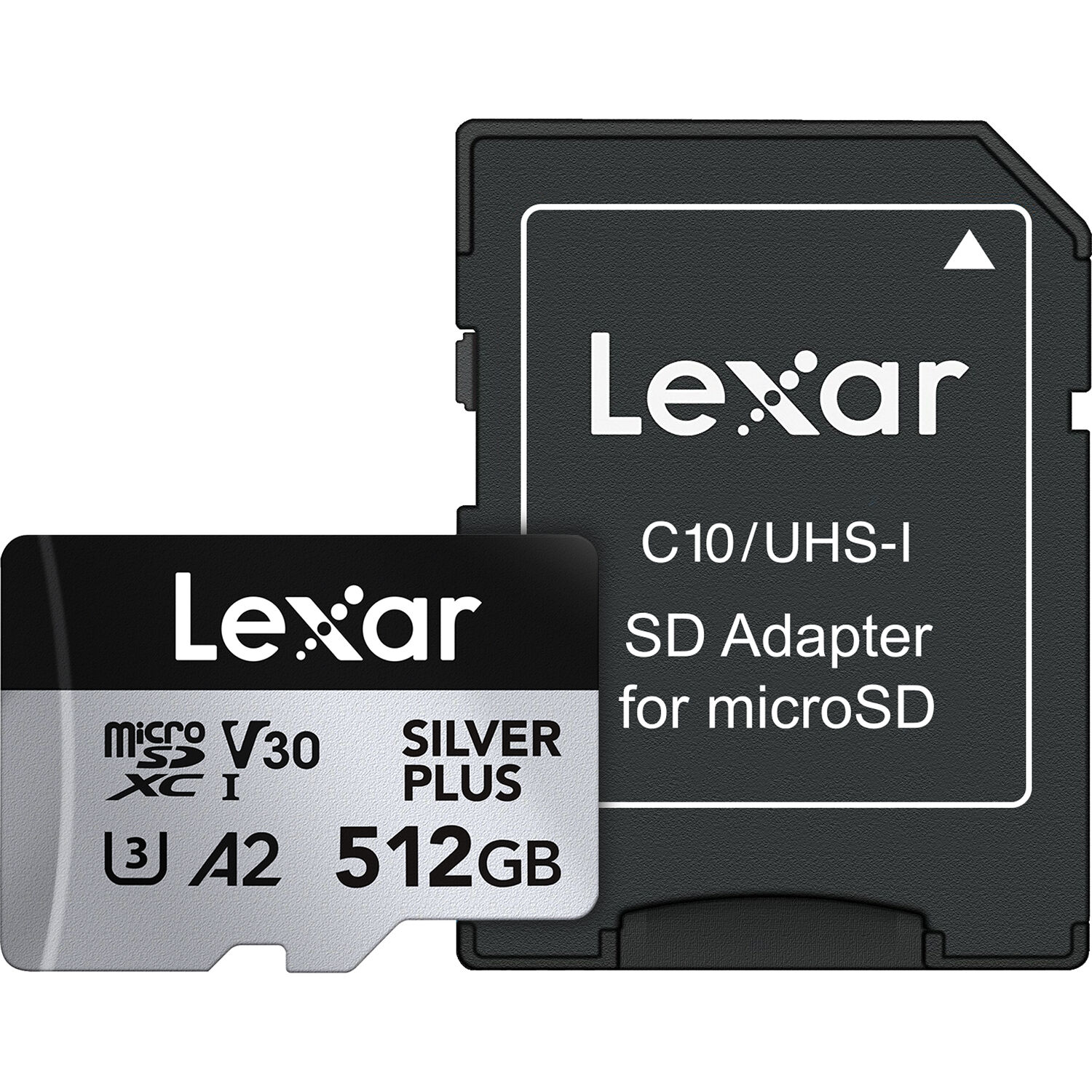Lexar, Professional, Silver Plus, Microsdxc, 512gb with Adapter